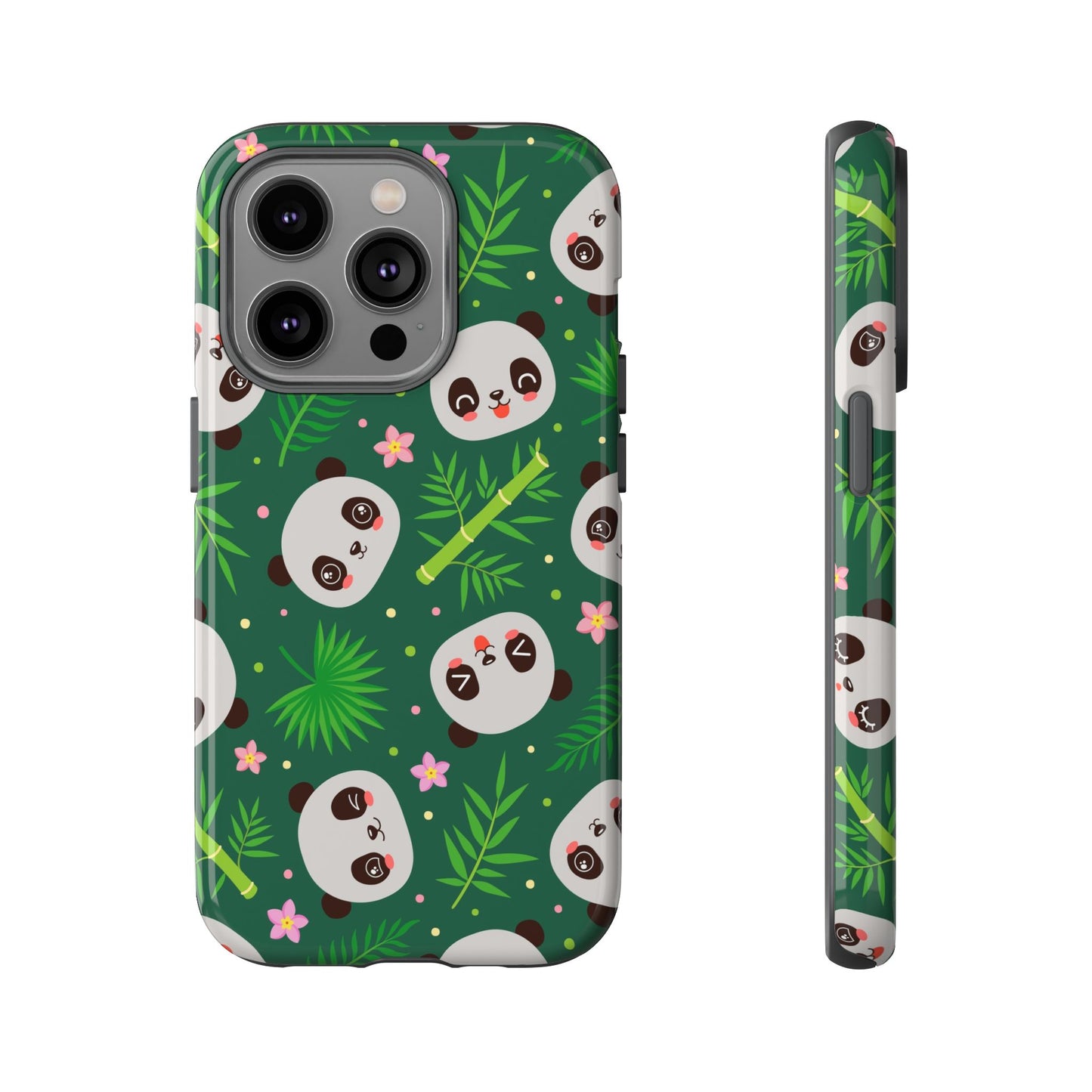 Cute Panda: Tough Case for iPhone, Samsung Galaxy and Google Pixel devices