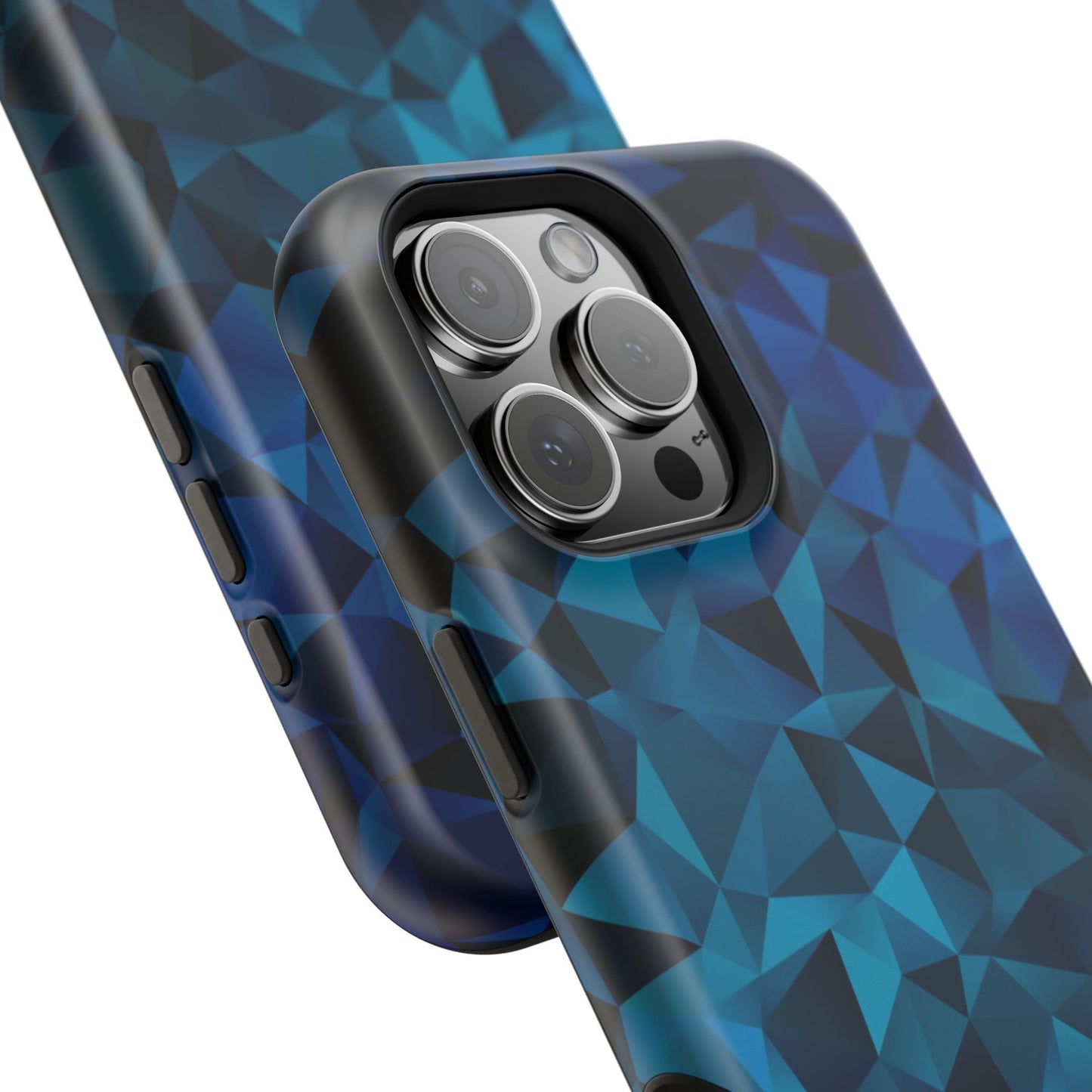 Blue Diamonds (MagSafe version): Elegant phone case for iPhone