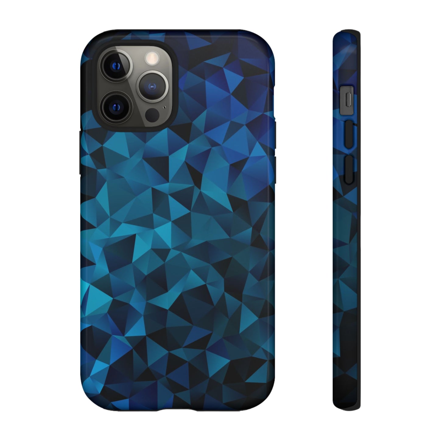 Blue Diamonds: Phone Case with Elegant Prints for iPhone, Samsung Galaxy and Google Pixel devices