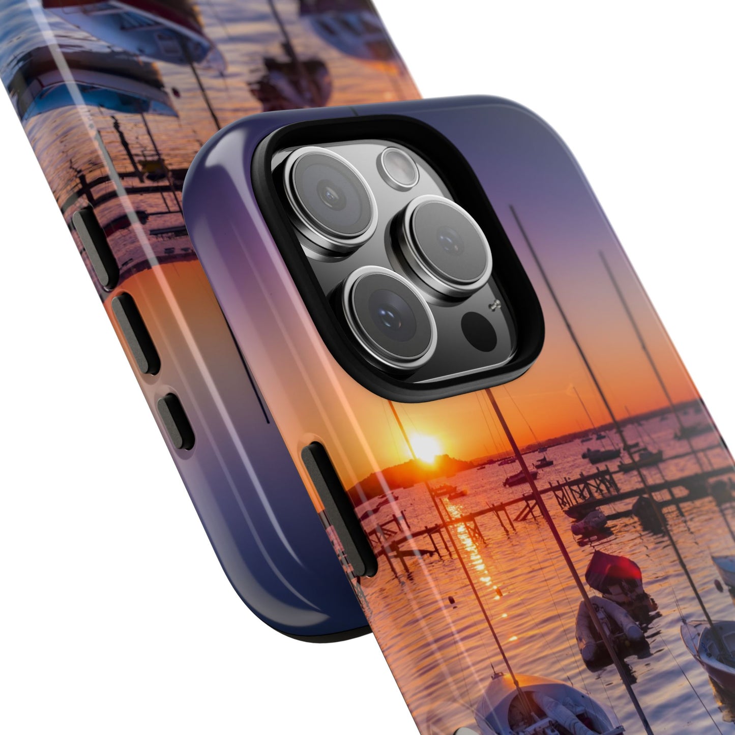 Fortune Favors the Bold: Sunset Sail Phone Case for iPhone, Samsung Galaxy and Google Pixel devices