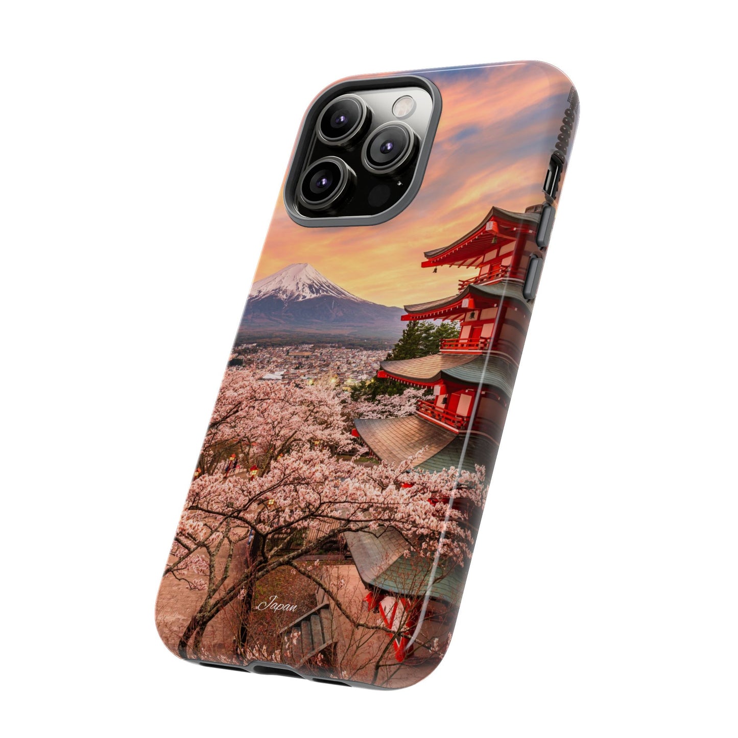 Cherry Blossoms Mt. Fuji phone case for iPhone, Galaxy and Pixel devices