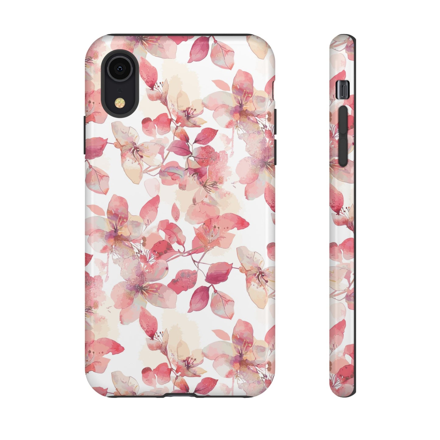 Watercolor Flowers: Tough Case for iPhone, Samsung Galaxy and Google Pixel devices