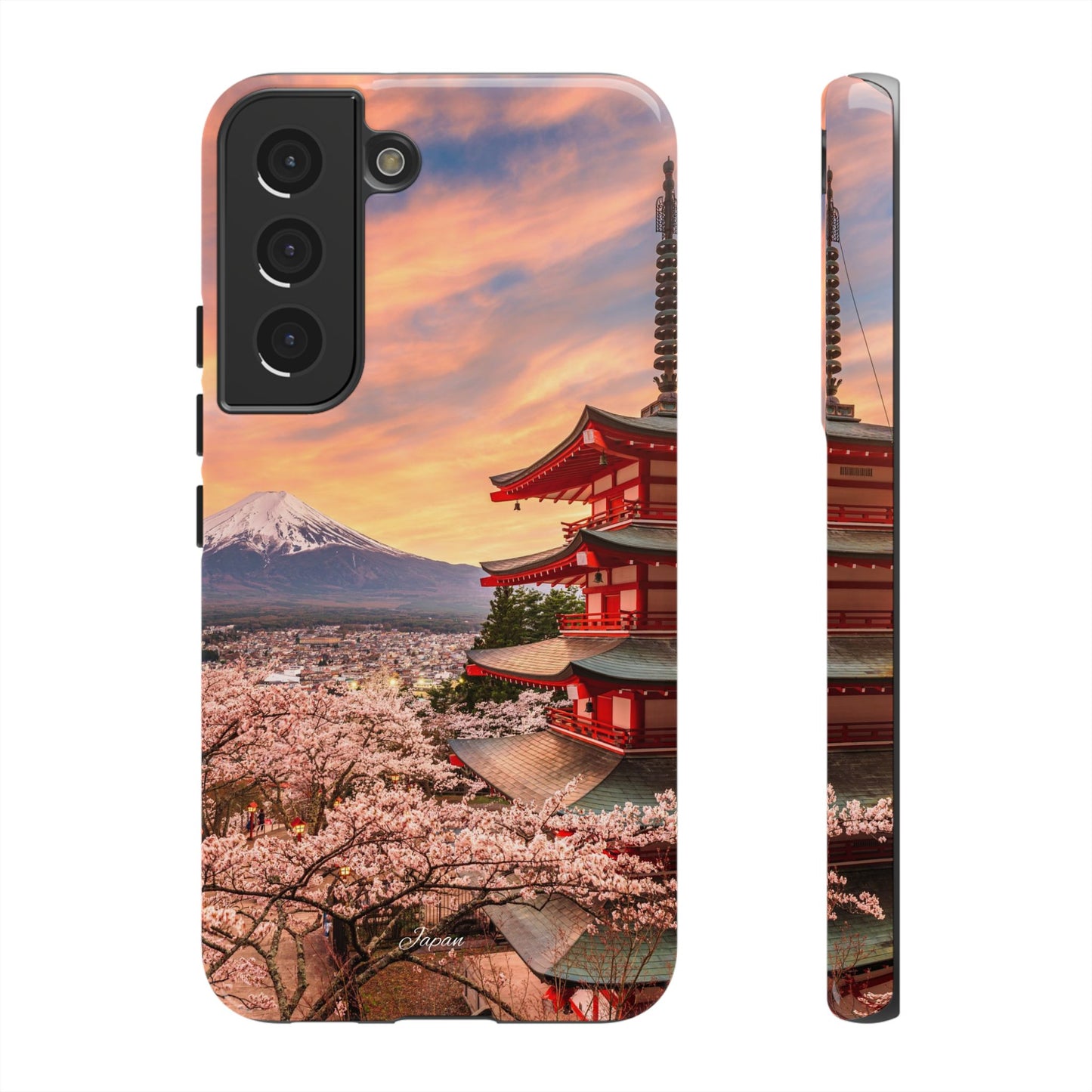 Cherry Blossoms Mt. Fuji phone case for iPhone, Galaxy and Pixel devices
