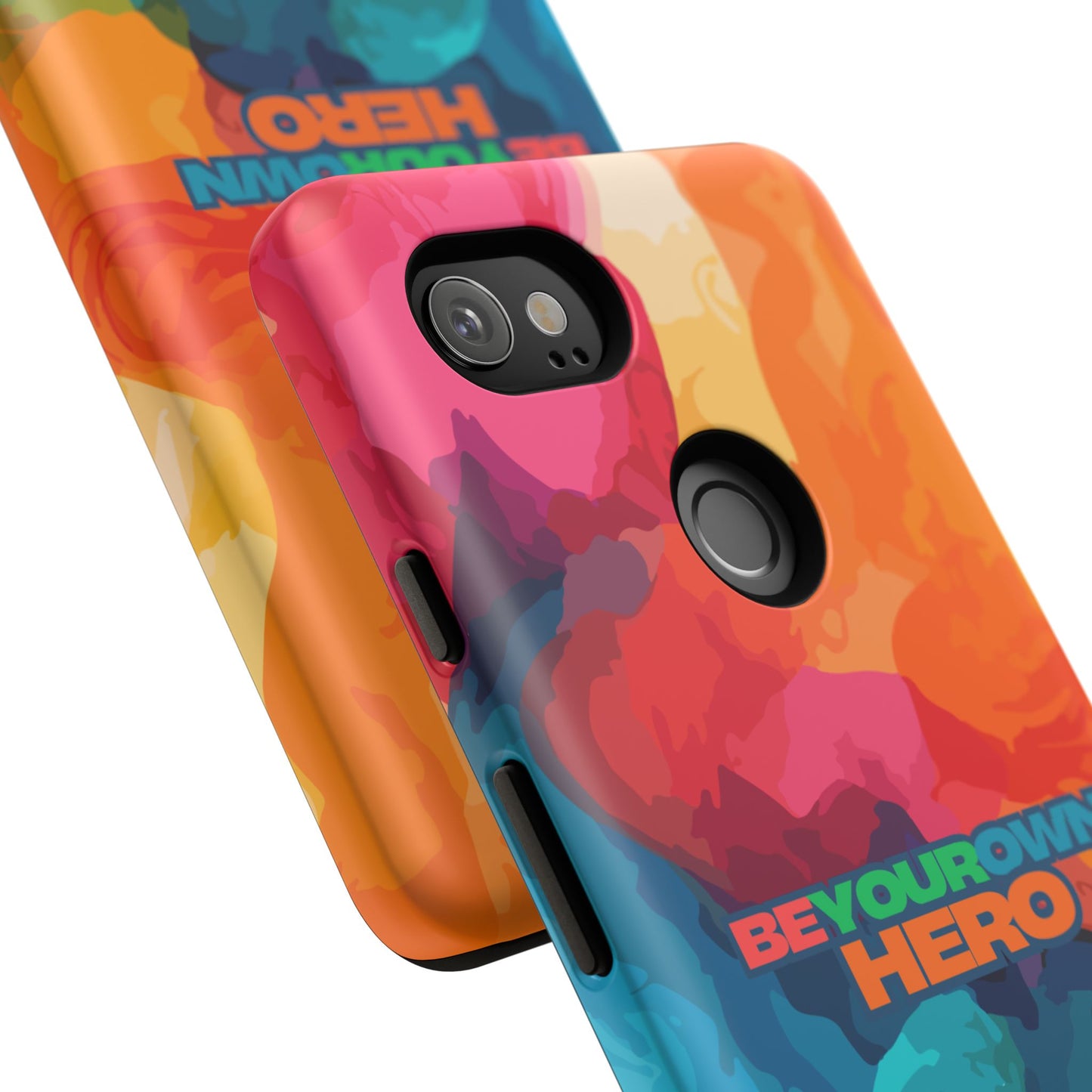 Be Your Own Hero: Tough Case for iPhone, Samsung Galaxy and Google Pixel