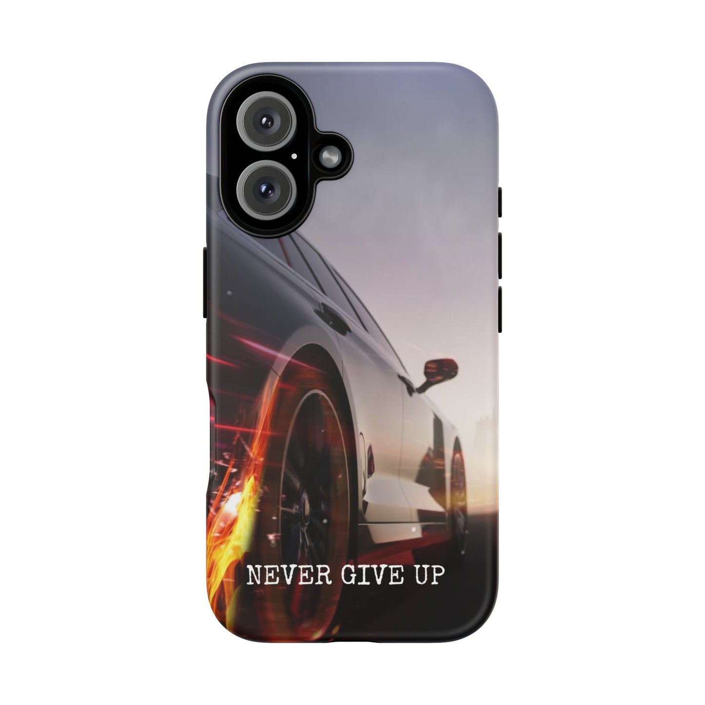 Never Give Up v2: Tough Case for iPhone, Samsung Galaxy and Google Pixel