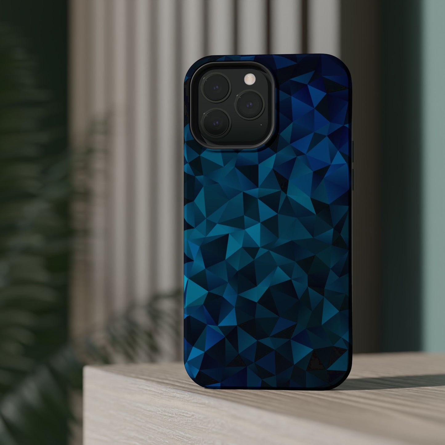 Blue Diamonds (MagSafe version): Elegant phone case for iPhone