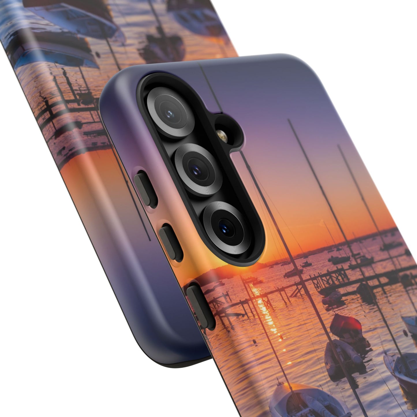 Fortune Favors the Bold: Sunset Sail Phone Case for iPhone, Samsung Galaxy and Google Pixel devices