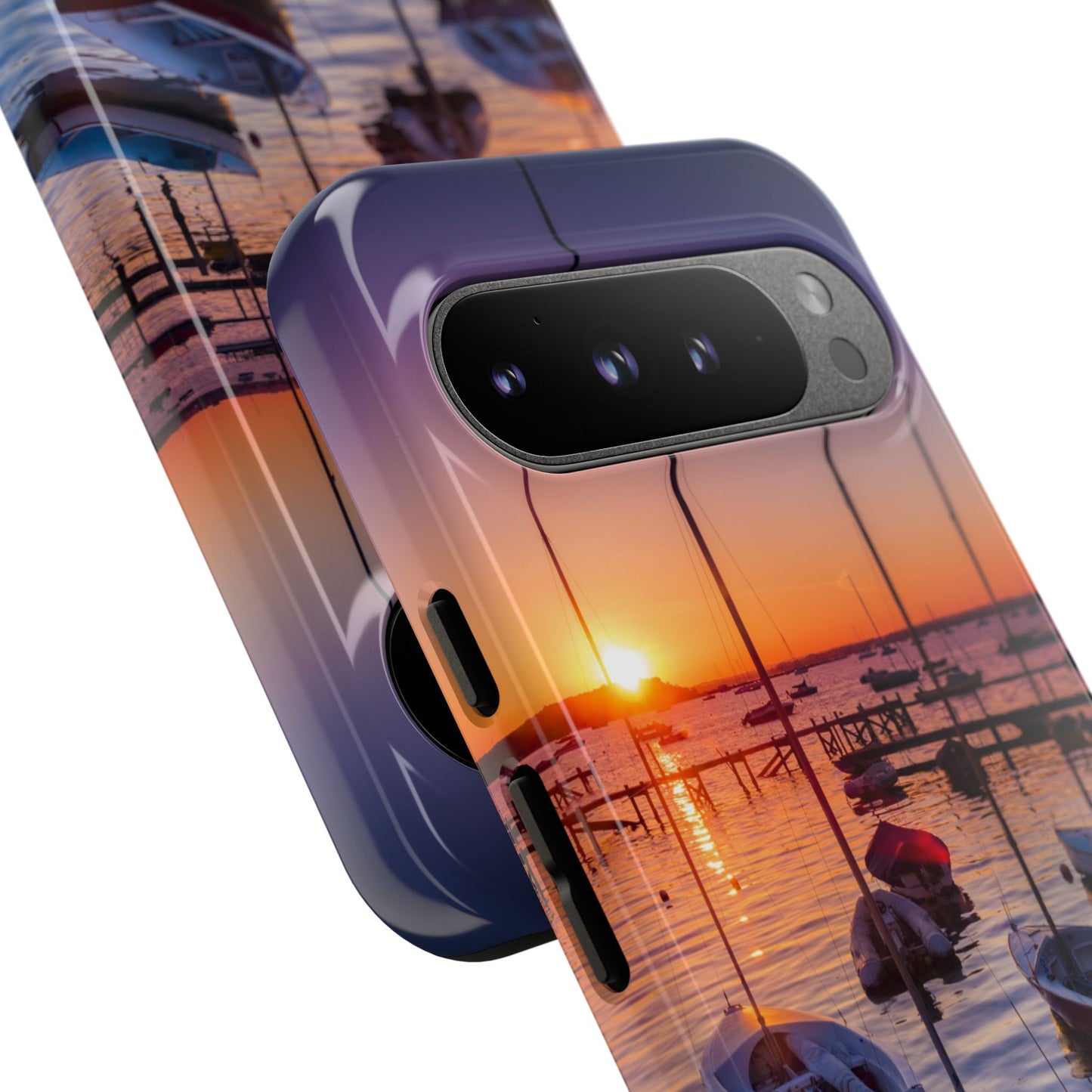 Fortune Favors the Bold: Sunset Sail Phone Case for iPhone, Samsung Galaxy and Google Pixel devices