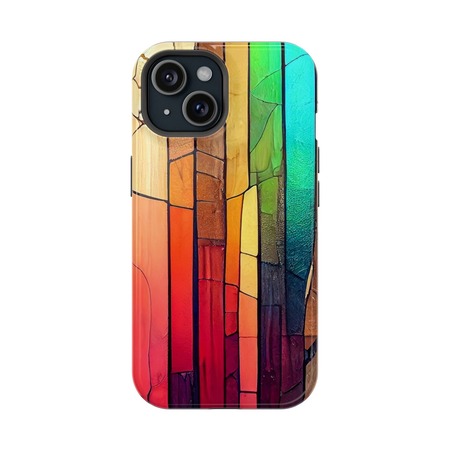 Stained Glass Design MagSafe Case for iPhone