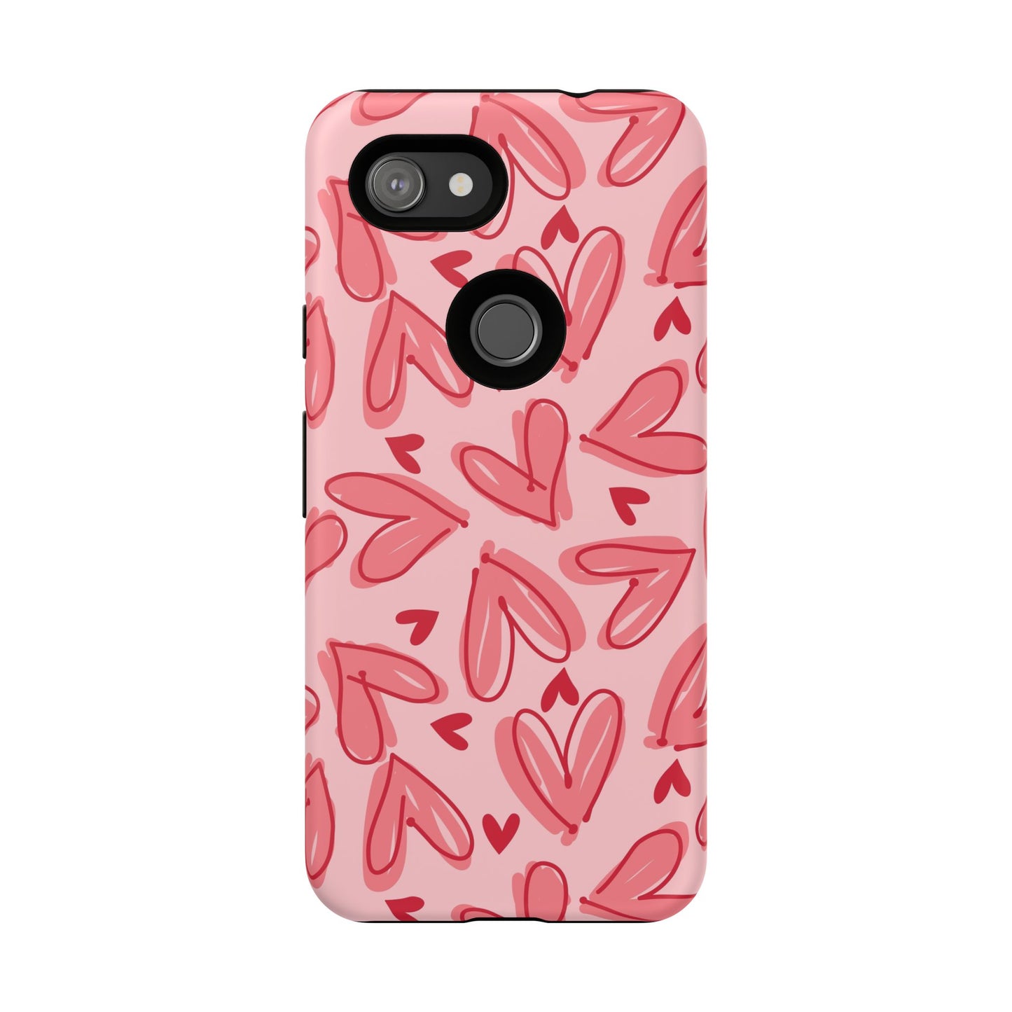 Hearts: Tough Case for iPhone, Samsung Galaxy and Google Pixel devices