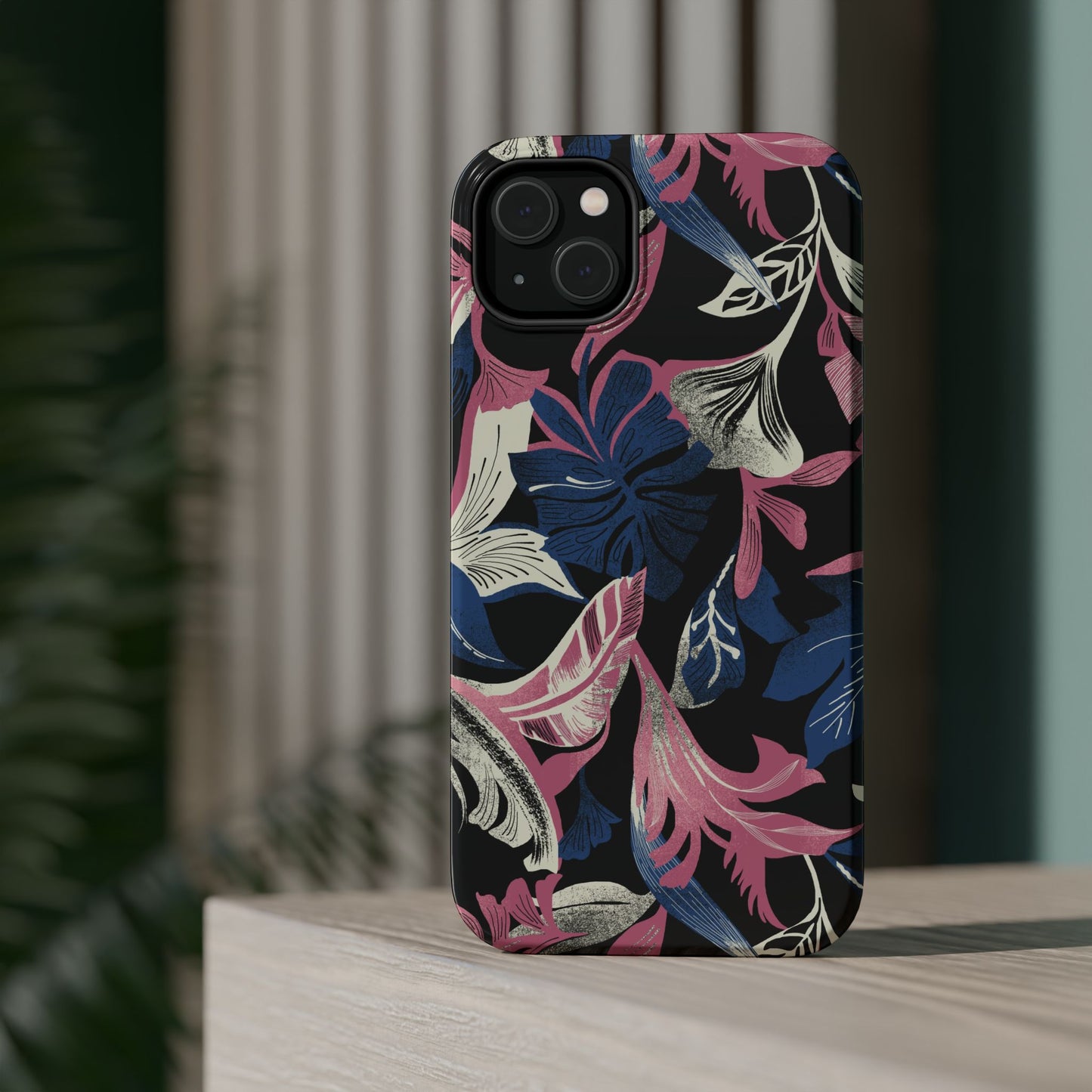 Tropique (MagSafe version): Palm & Fall Fusion Phone Case for iPhone