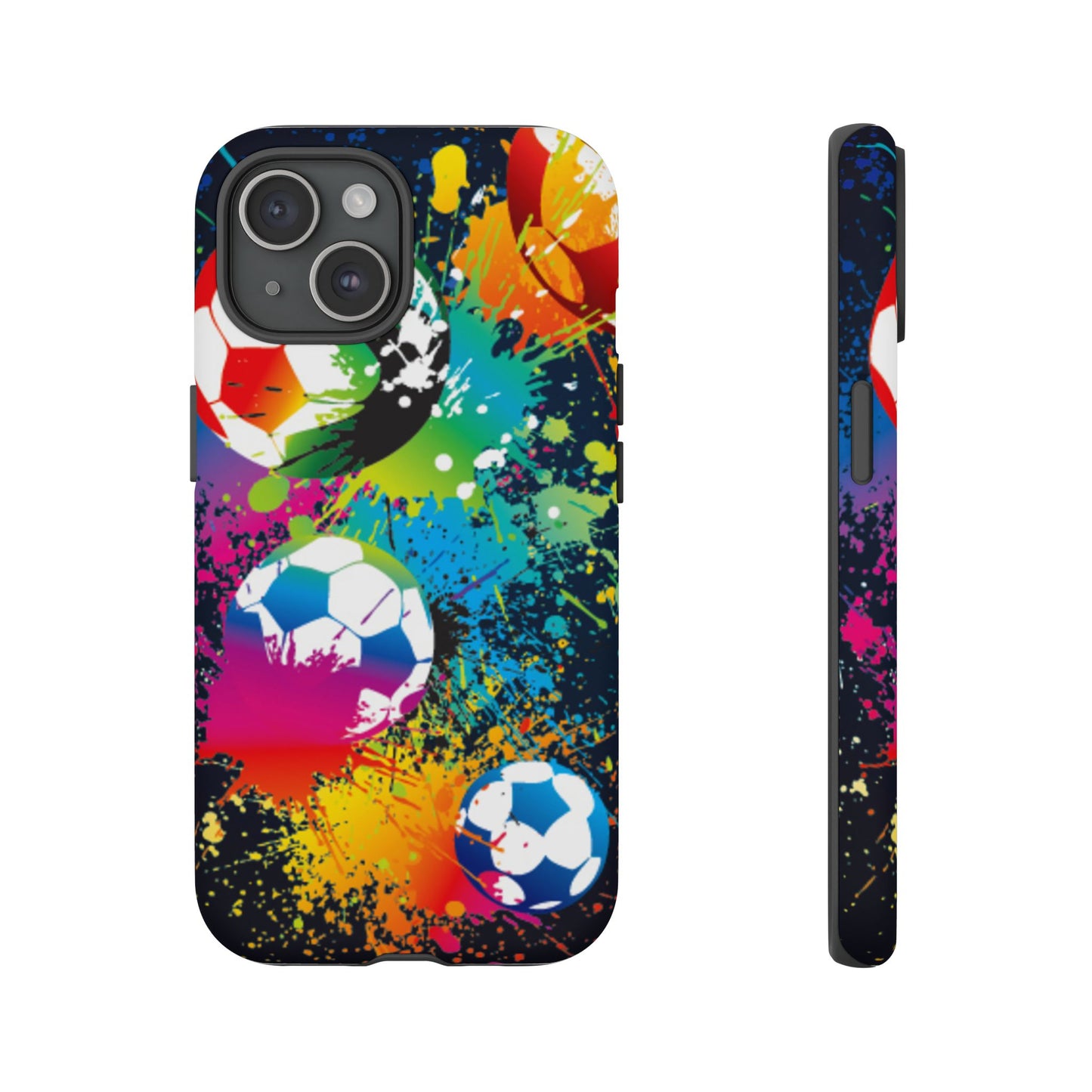 Footballer's Phone Case: Vibrant Case for iPhone, Samsung Galaxy and Google Pixel devices