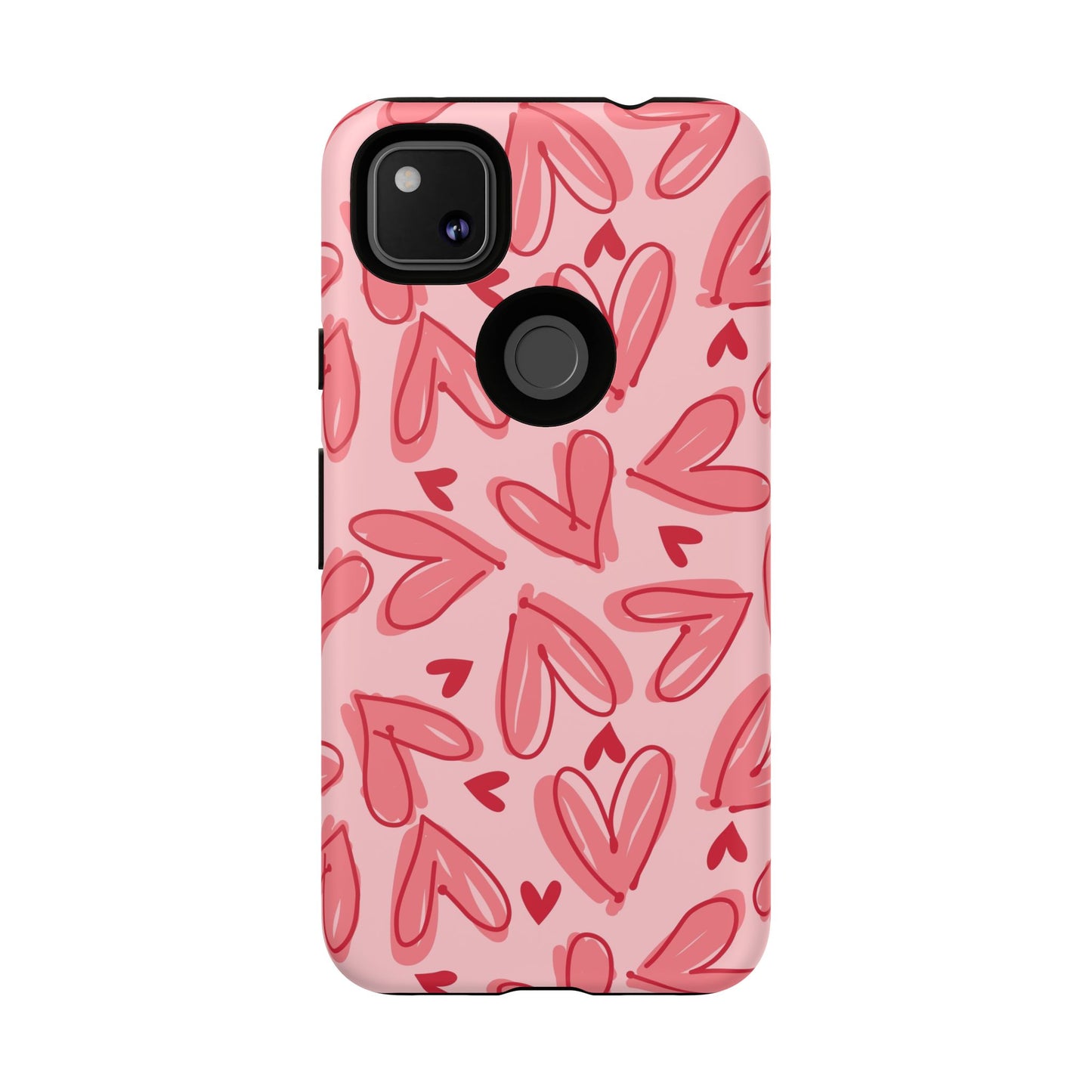 Hearts: Tough Case for iPhone, Samsung Galaxy and Google Pixel devices