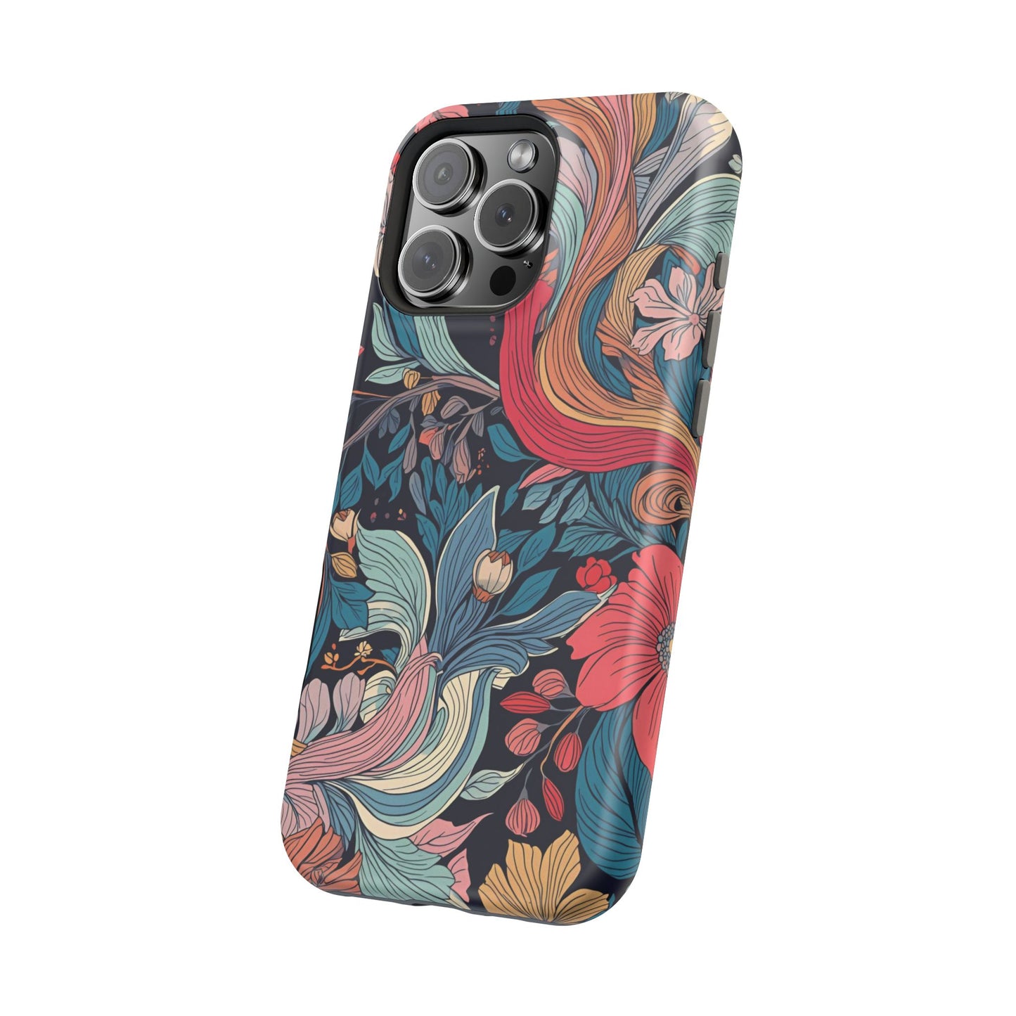 Floral Charm (MagSafe version): Fashion Phone Case for iPhone