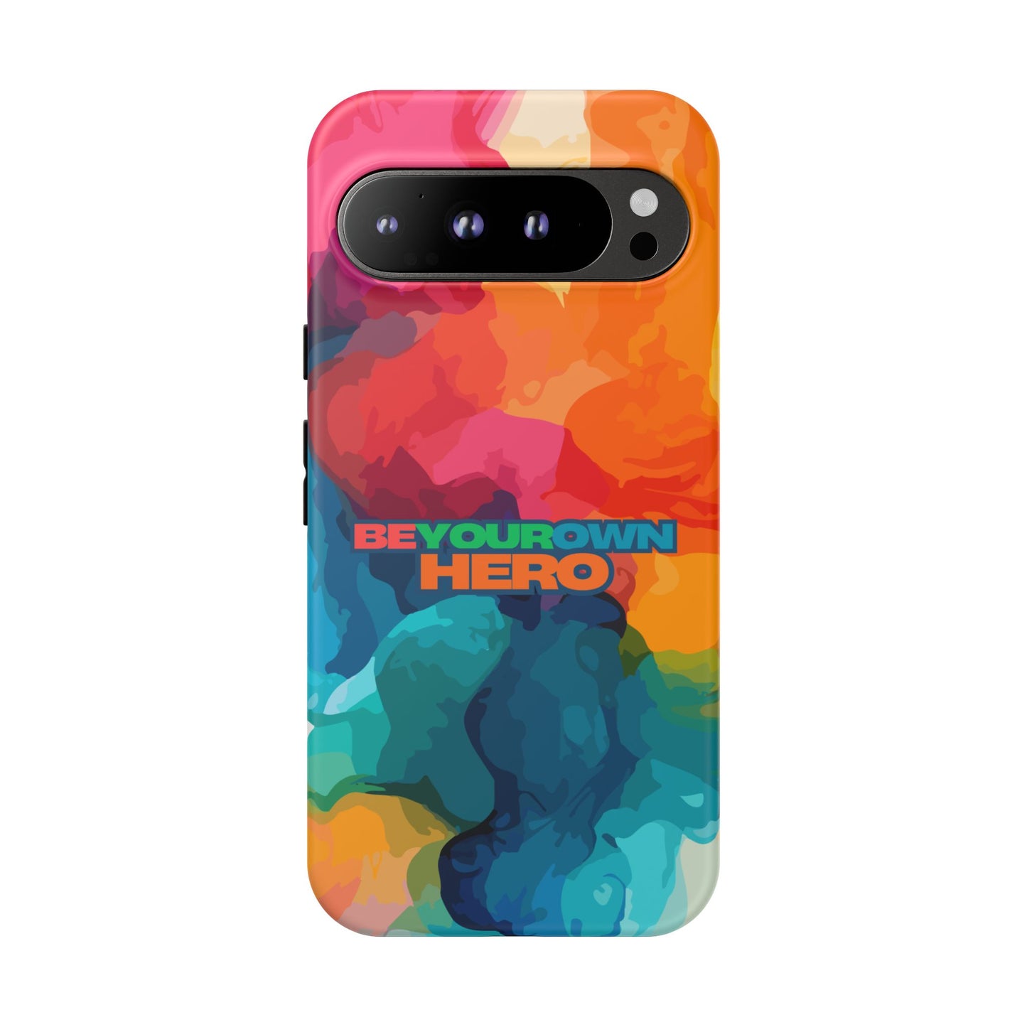 Be Your Own Hero: Tough Case for iPhone, Samsung Galaxy and Google Pixel