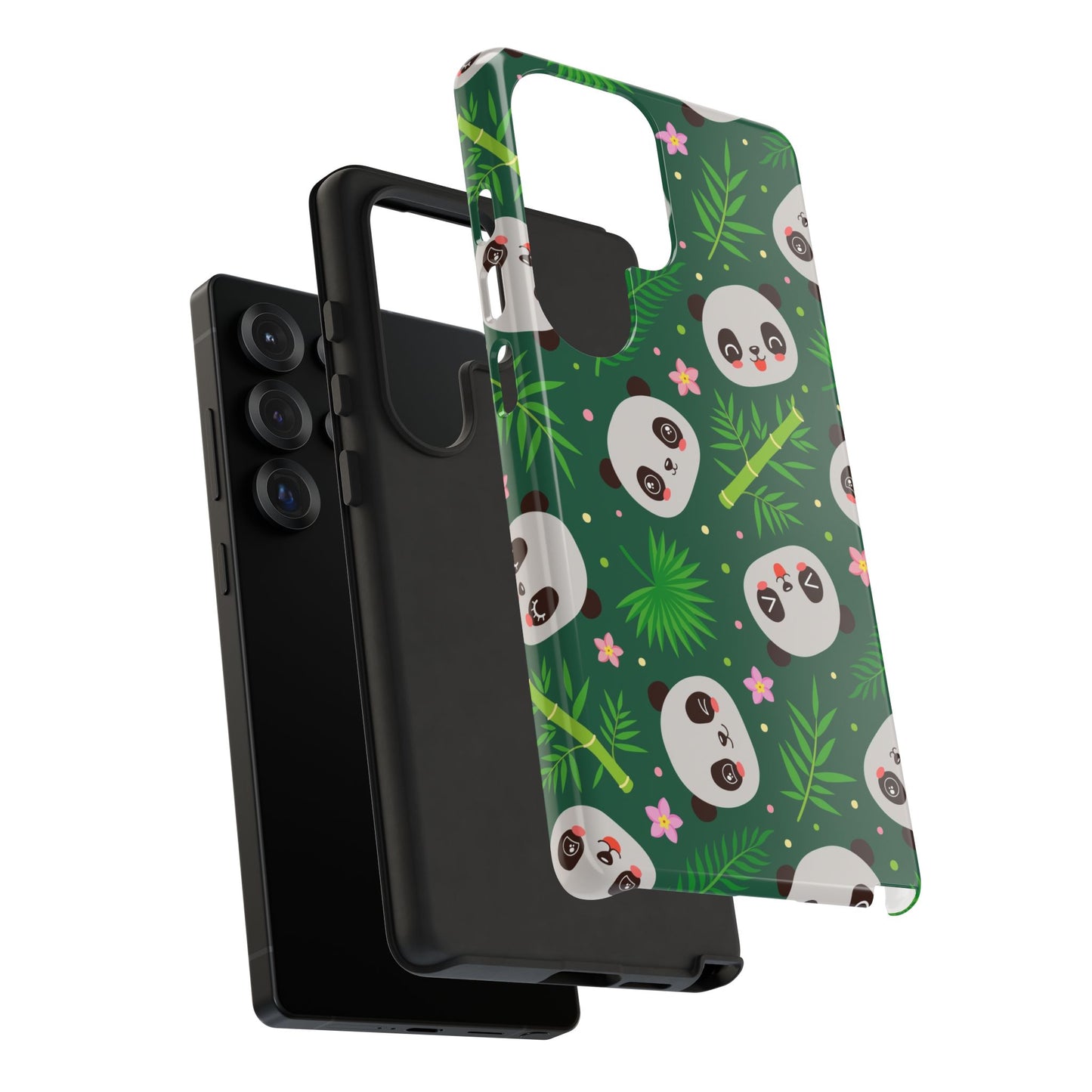 Cute Panda: Tough Case for iPhone, Samsung Galaxy and Google Pixel devices