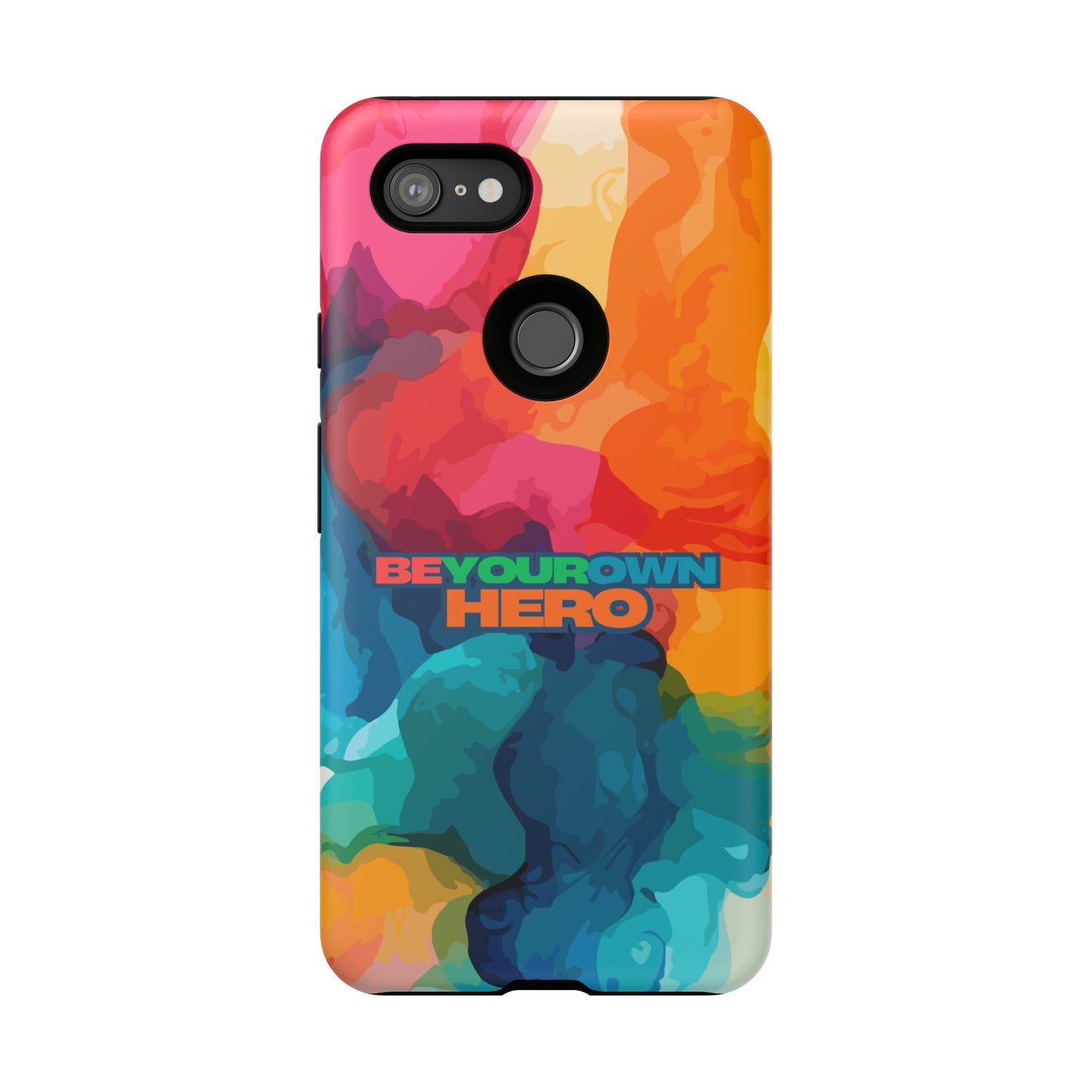 Be Your Own Hero: Tough Case for iPhone, Samsung Galaxy and Google Pixel