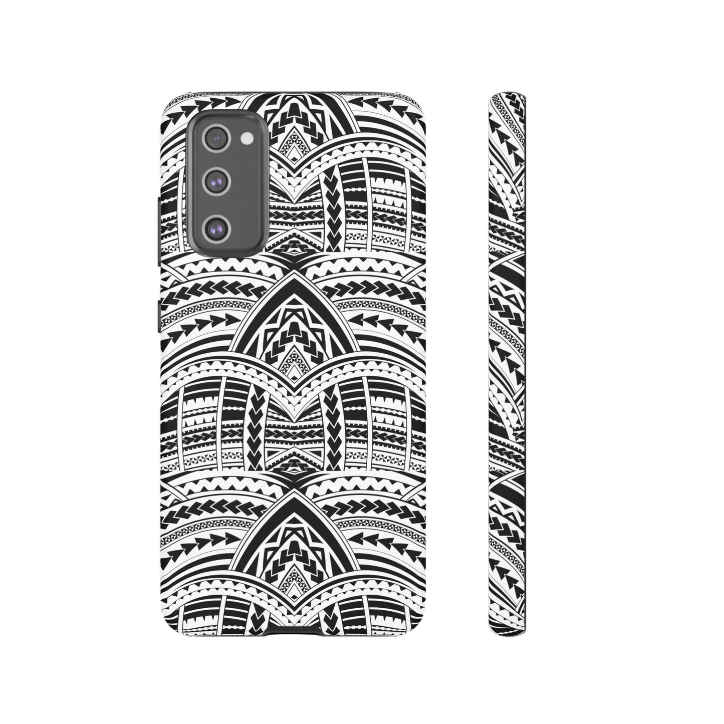 Tatoeage: telefoonhoesje met tribalpatroon voor iPhone, Samsung Galaxy en Google Pixel