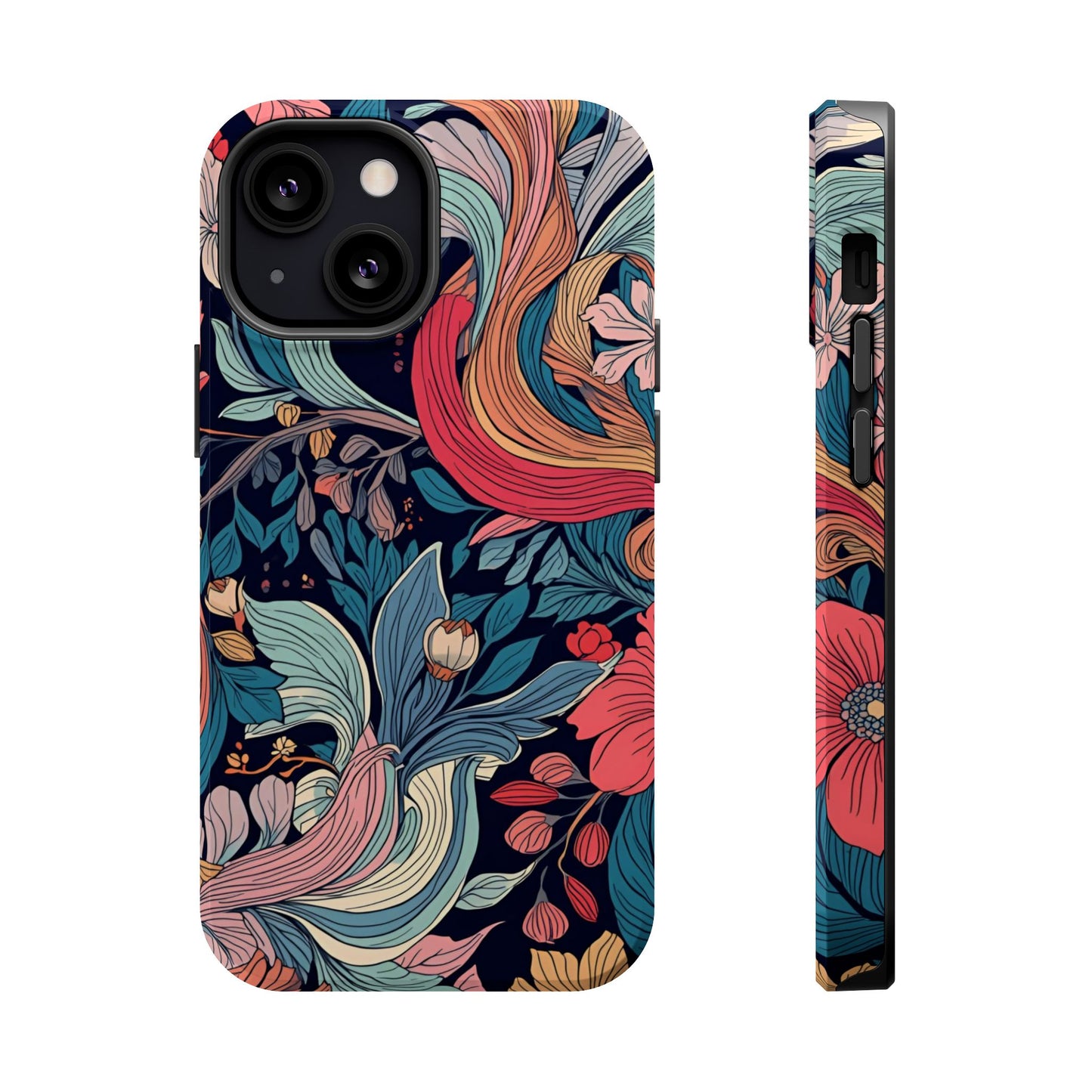 Floral Charm (MagSafe version): Fashion Phone Case for iPhone
