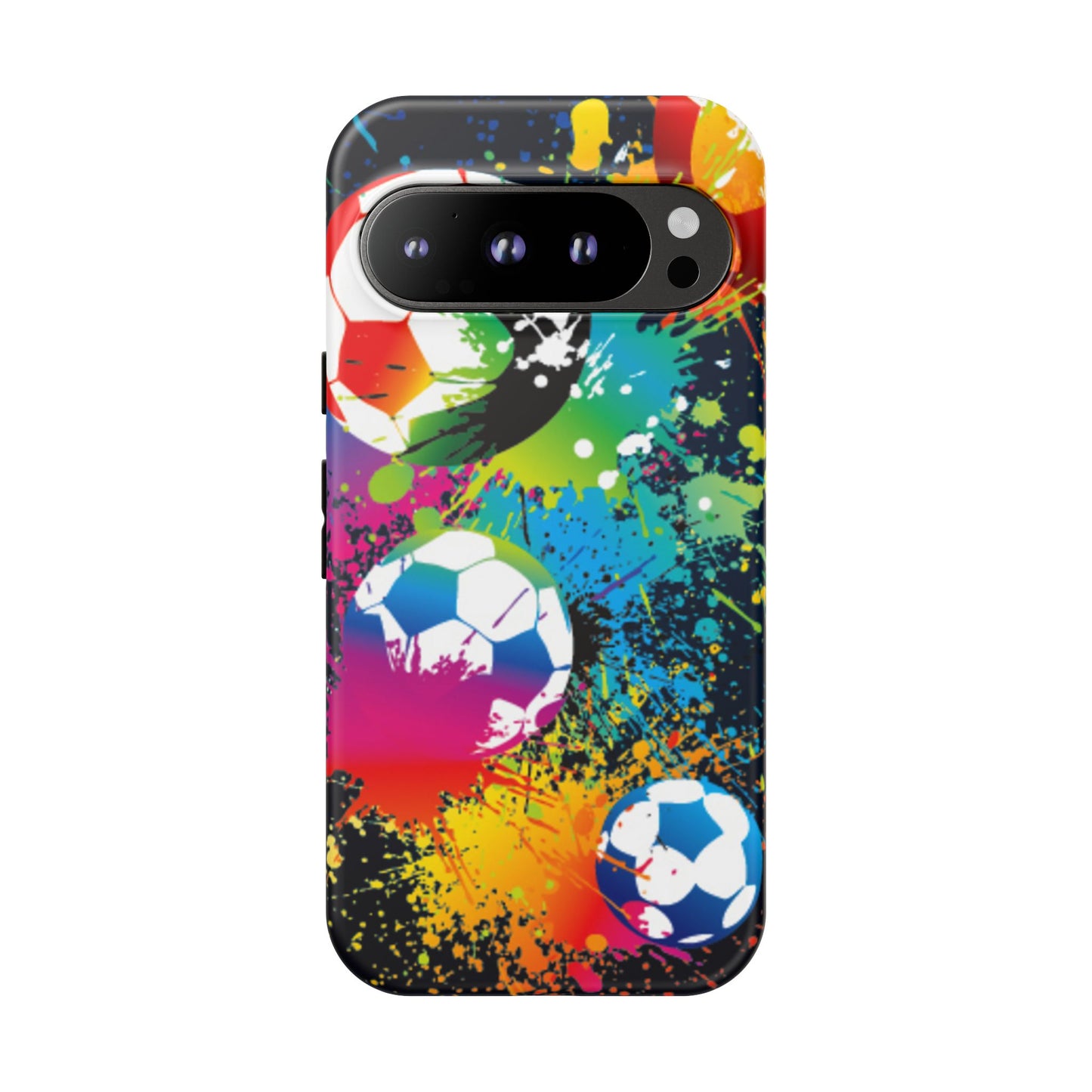 Footballer's Phone Case: Vibrant Case for iPhone, Samsung Galaxy and Google Pixel devices
