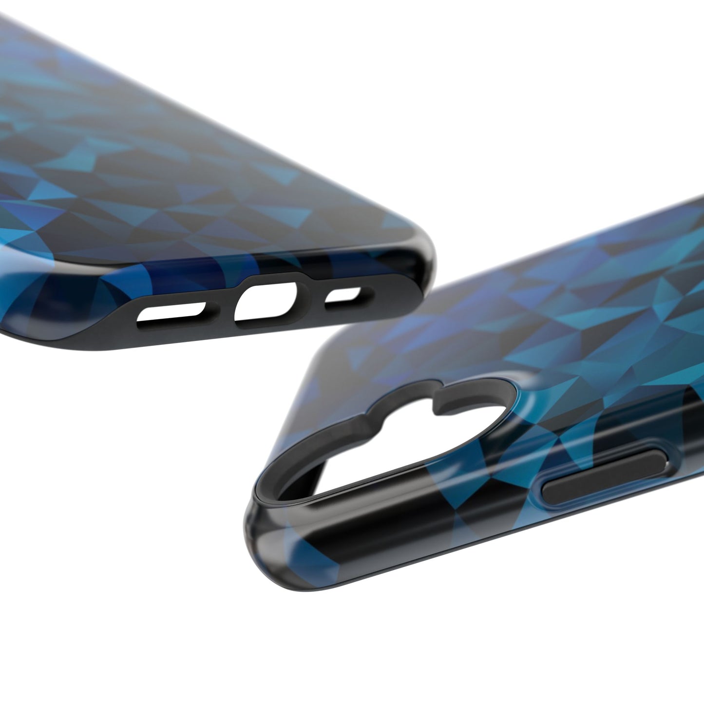Blue Diamonds (MagSafe version): Elegant phone case for iPhone