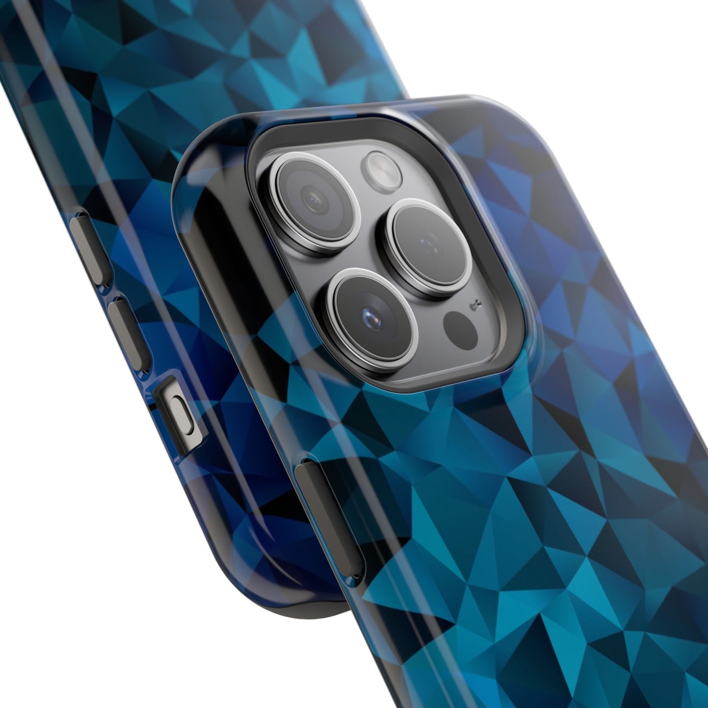 Blue Diamonds (MagSafe version): Elegant phone case for iPhone