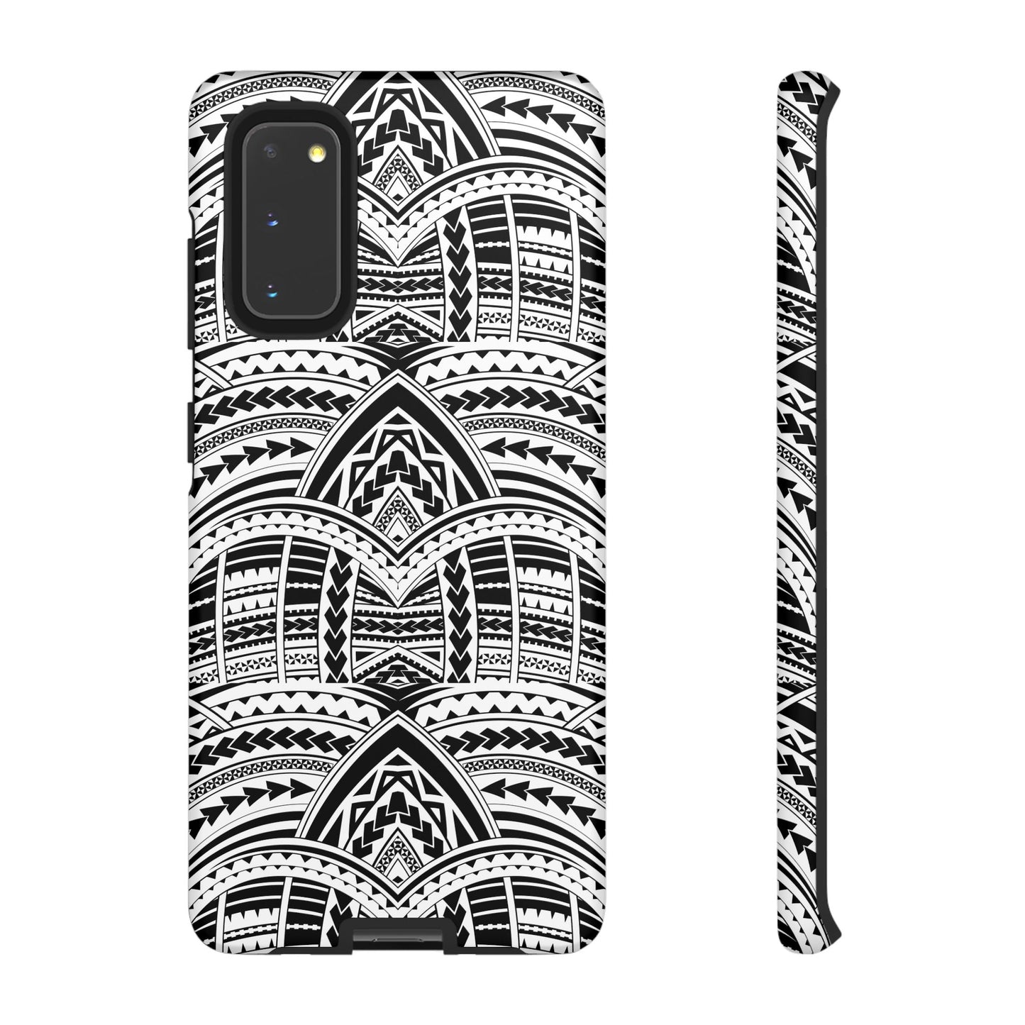 Tatoeage: telefoonhoesje met tribalpatroon voor iPhone, Samsung Galaxy en Google Pixel
