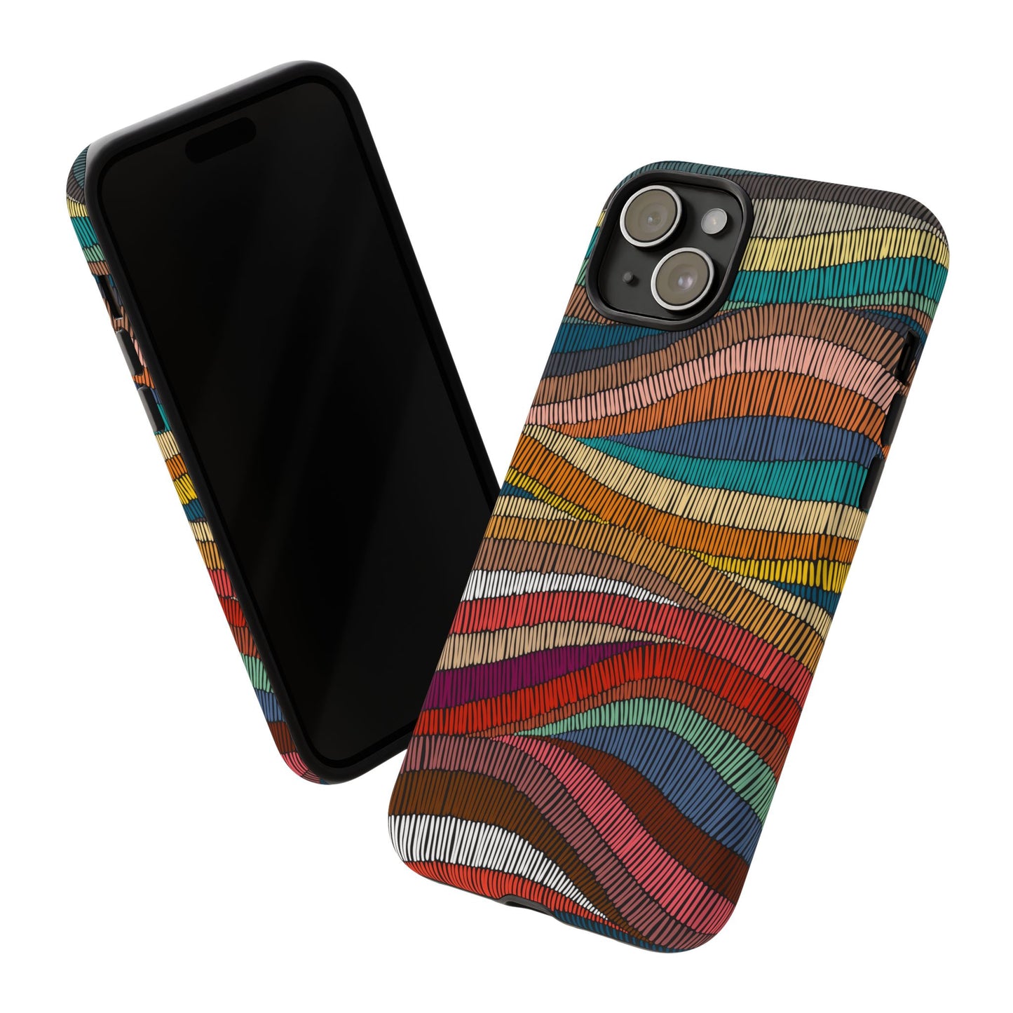 Threaded Harmony: Tapestry-inspired Phone Case for iPhone, Samsung Galaxy and Google Pixel devices