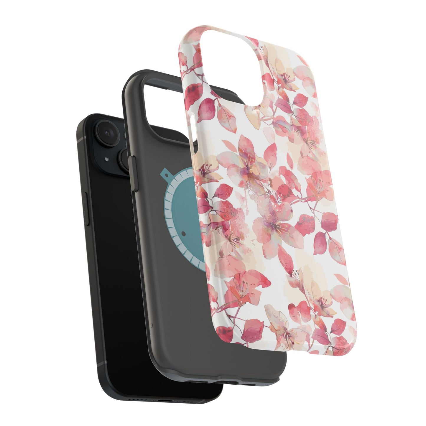 Watercolor Flowers: MagSafe case for iPhone