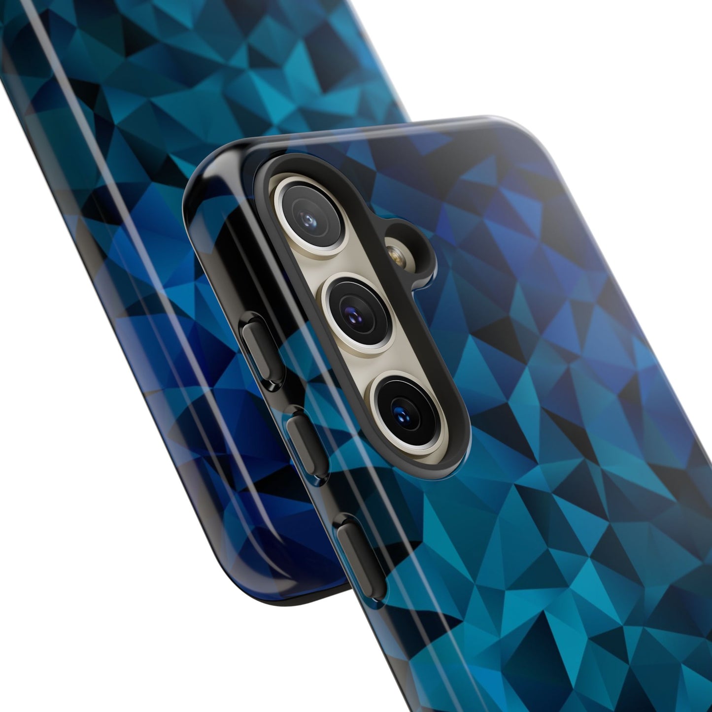 Blue Diamonds: Phone Case with Elegant Prints for iPhone, Samsung Galaxy and Google Pixel devices