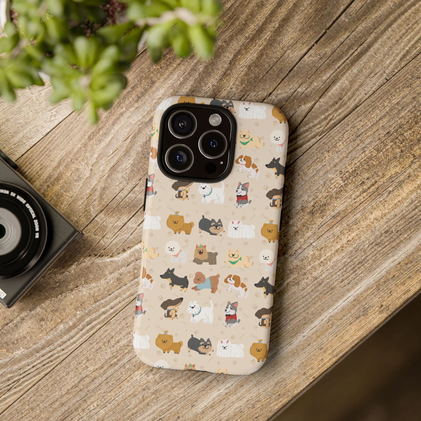 Cute Dogs: Tough Case for iPhone, Samsung Galaxy and Google Pixel devices