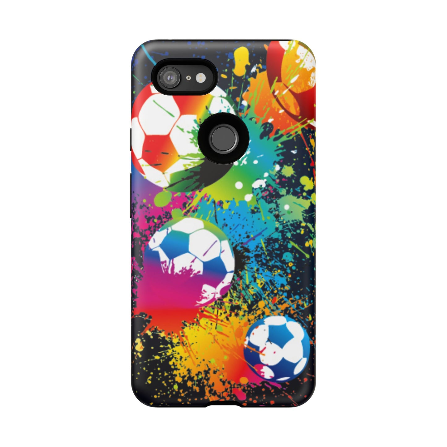 Footballer's Phone Case: Vibrant Case for iPhone, Samsung Galaxy and Google Pixel devices