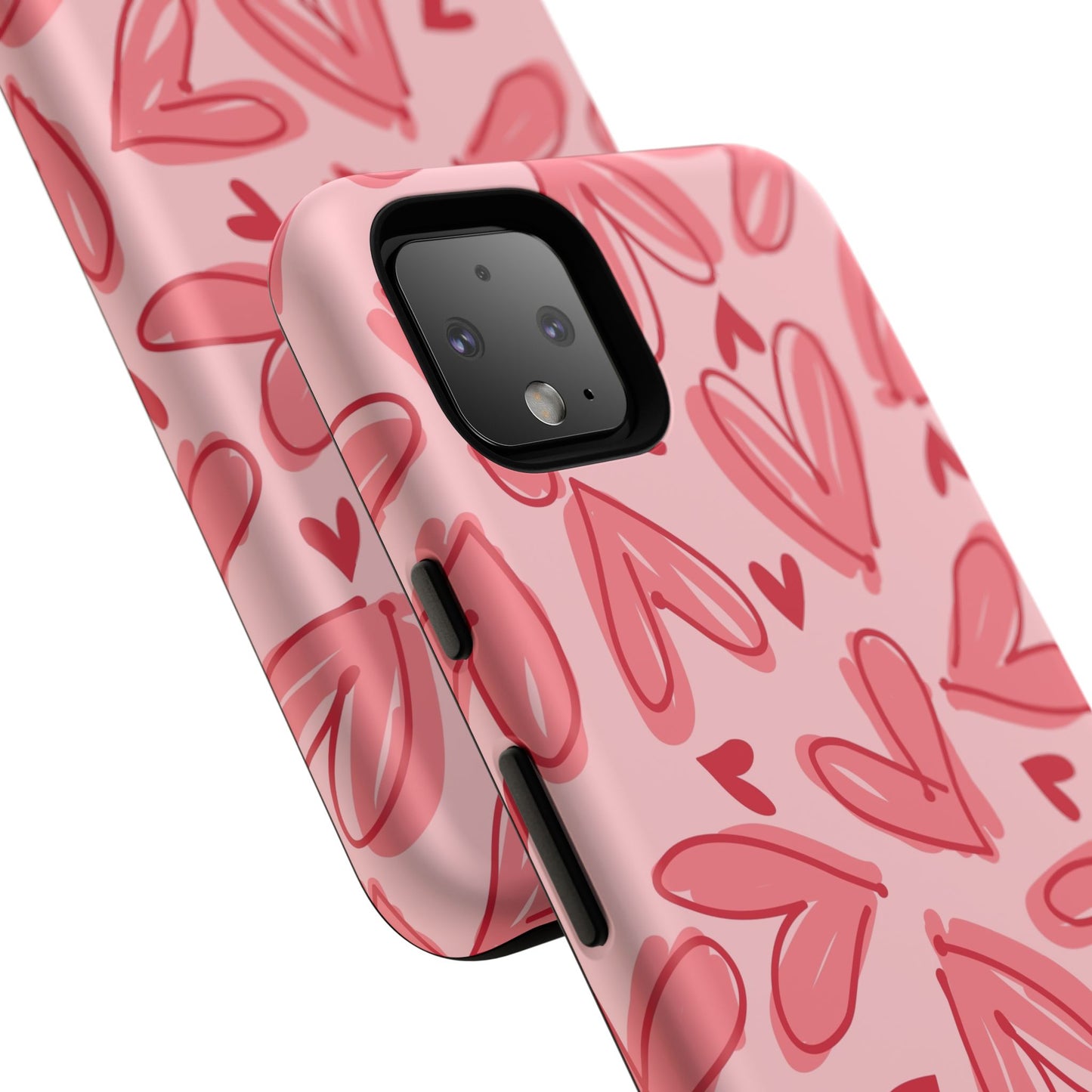 Hearts: Tough Case for iPhone, Samsung Galaxy and Google Pixel devices