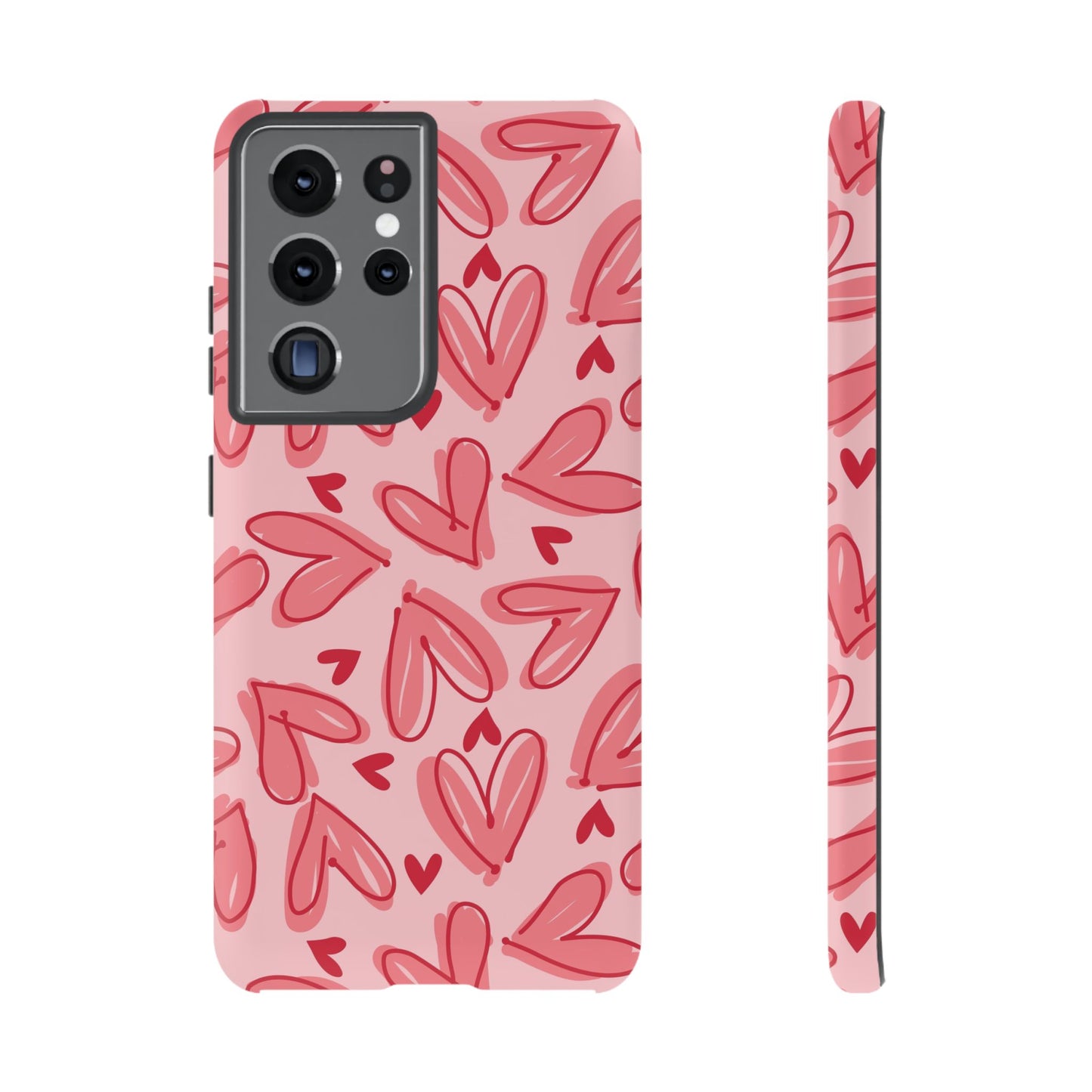 Hearts: Tough Case for iPhone, Samsung Galaxy and Google Pixel devices