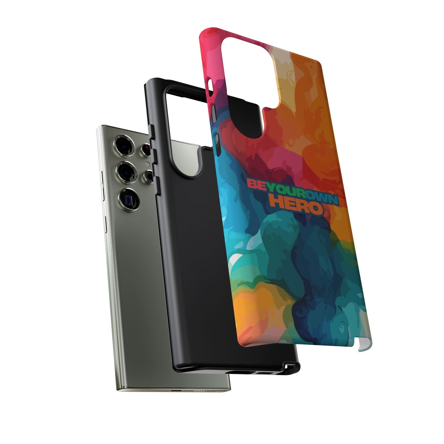 Be Your Own Hero: Tough Case for iPhone, Samsung Galaxy and Google Pixel