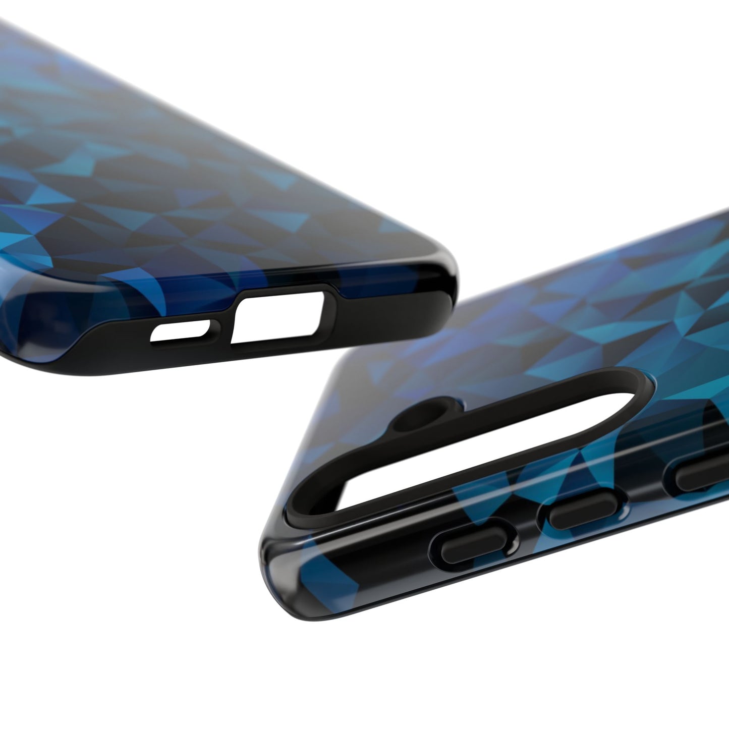 Blue Diamonds: Phone Case with Elegant Prints for iPhone, Samsung Galaxy and Google Pixel devices