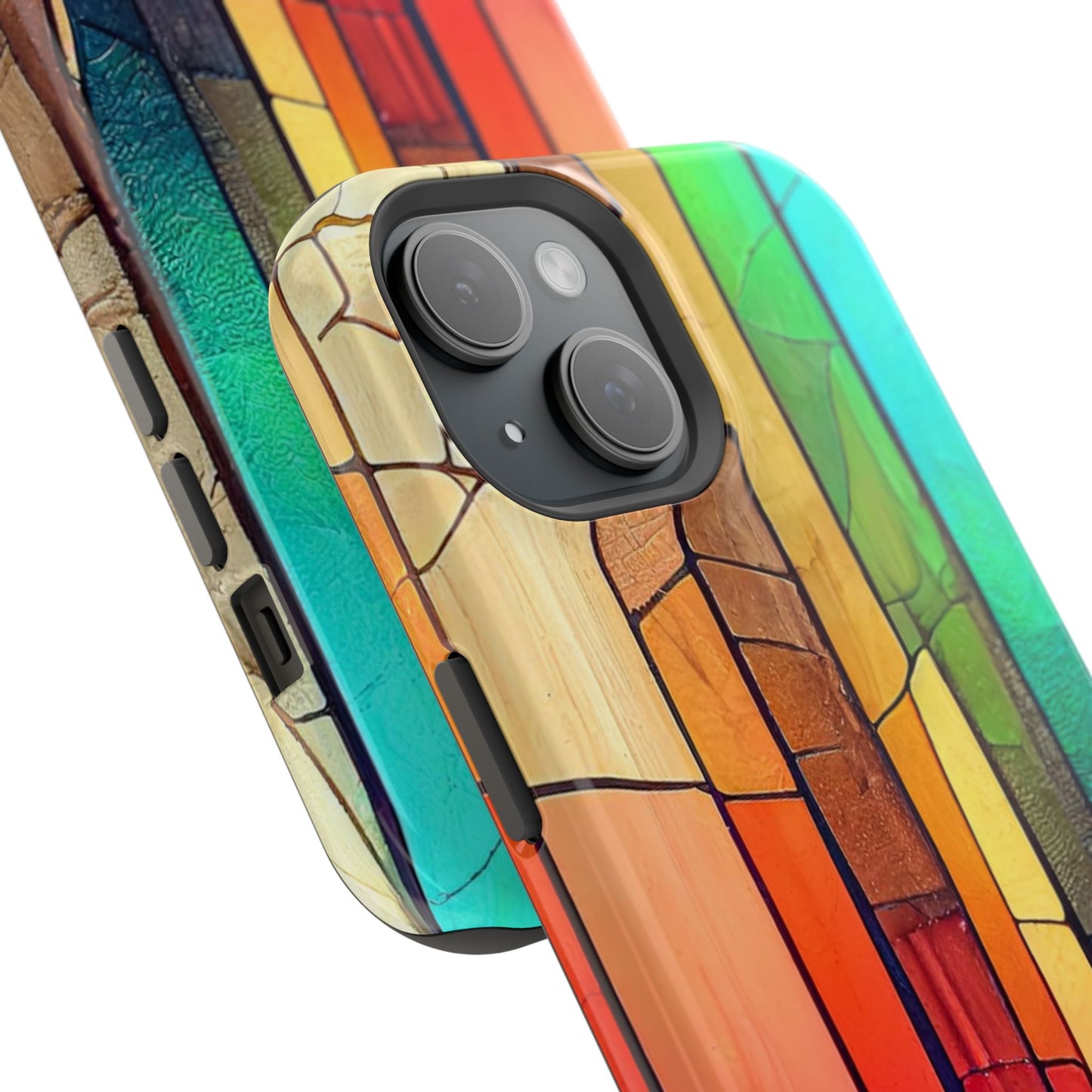 Stained Glass Design MagSafe Case for iPhone