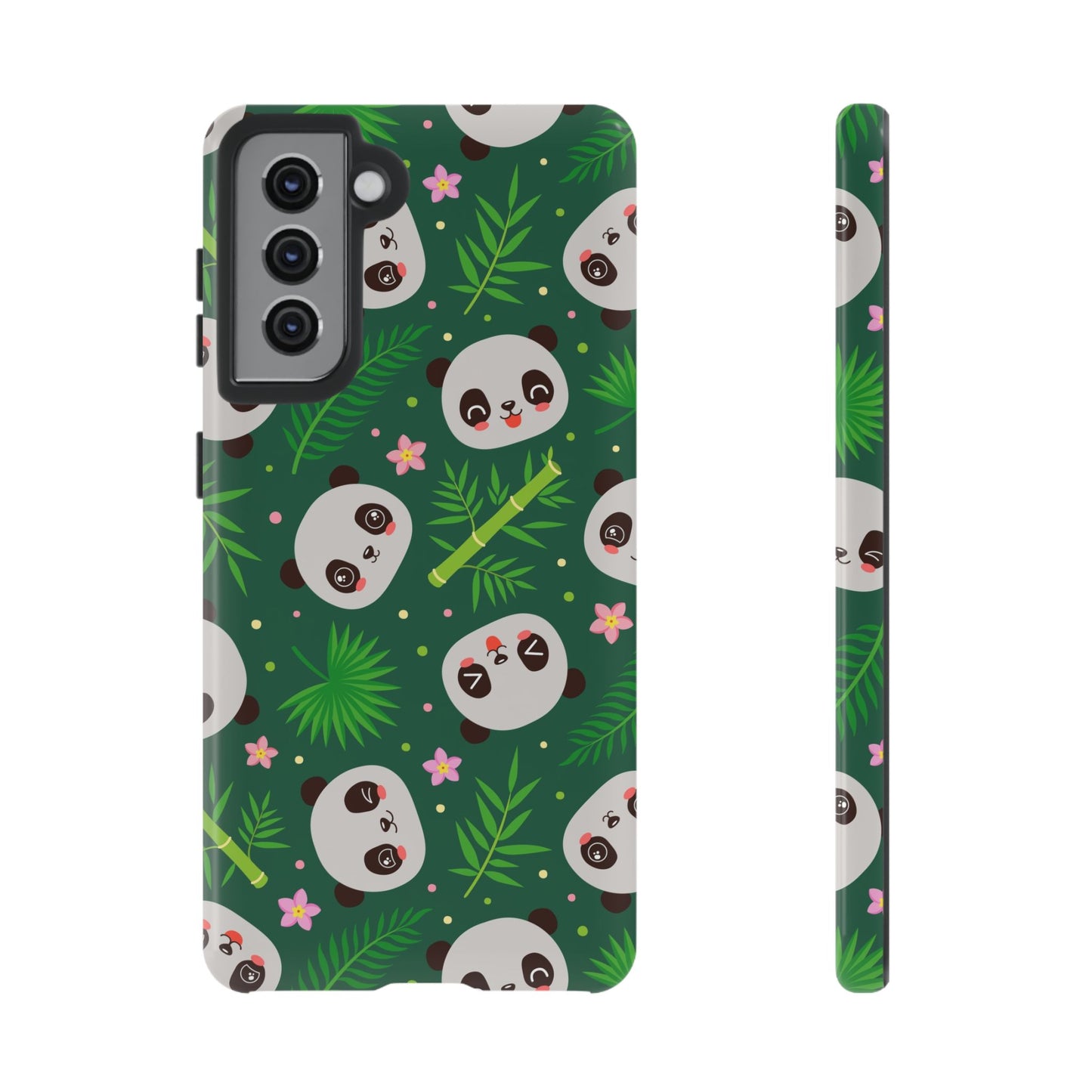 Cute Panda: Tough Case for iPhone, Samsung Galaxy and Google Pixel devices