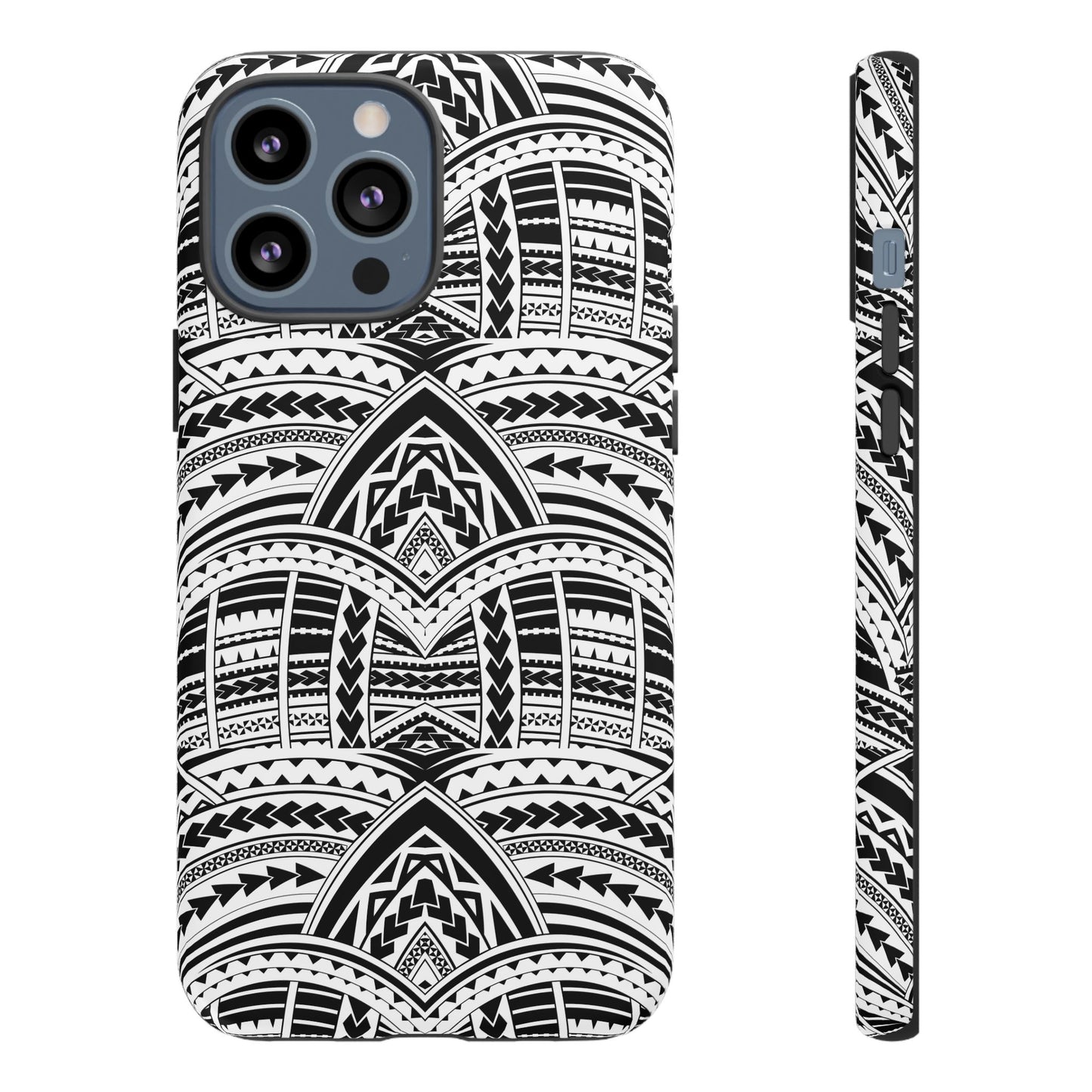 Tatoeage: telefoonhoesje met tribalpatroon voor iPhone, Samsung Galaxy en Google Pixel