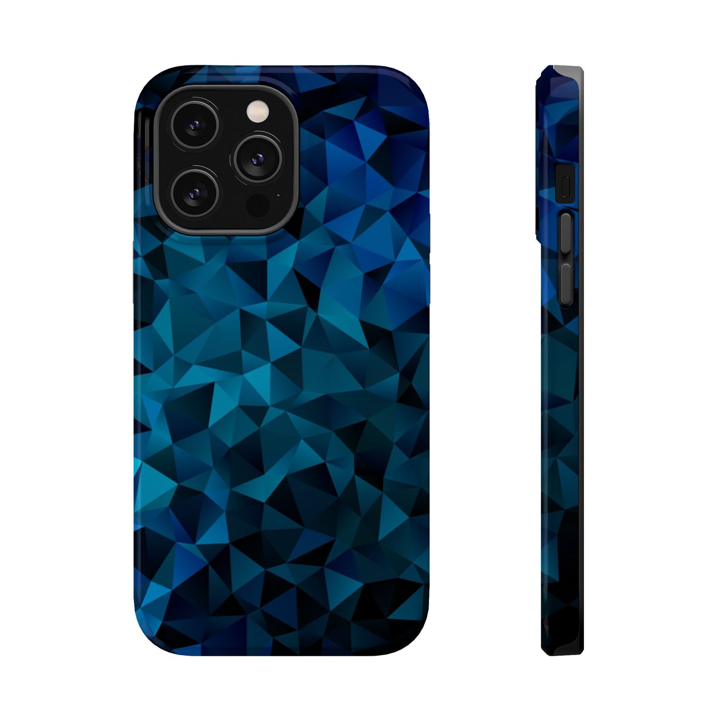 Blue Diamonds (MagSafe version): Elegant phone case for iPhone