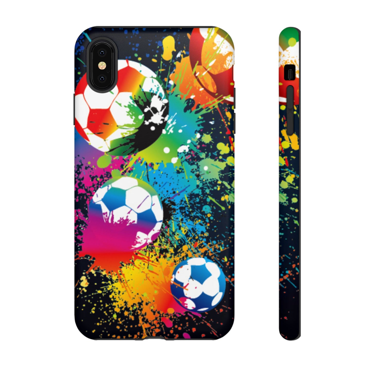 Footballer's Phone Case: Vibrant Case for iPhone, Samsung Galaxy and Google Pixel devices