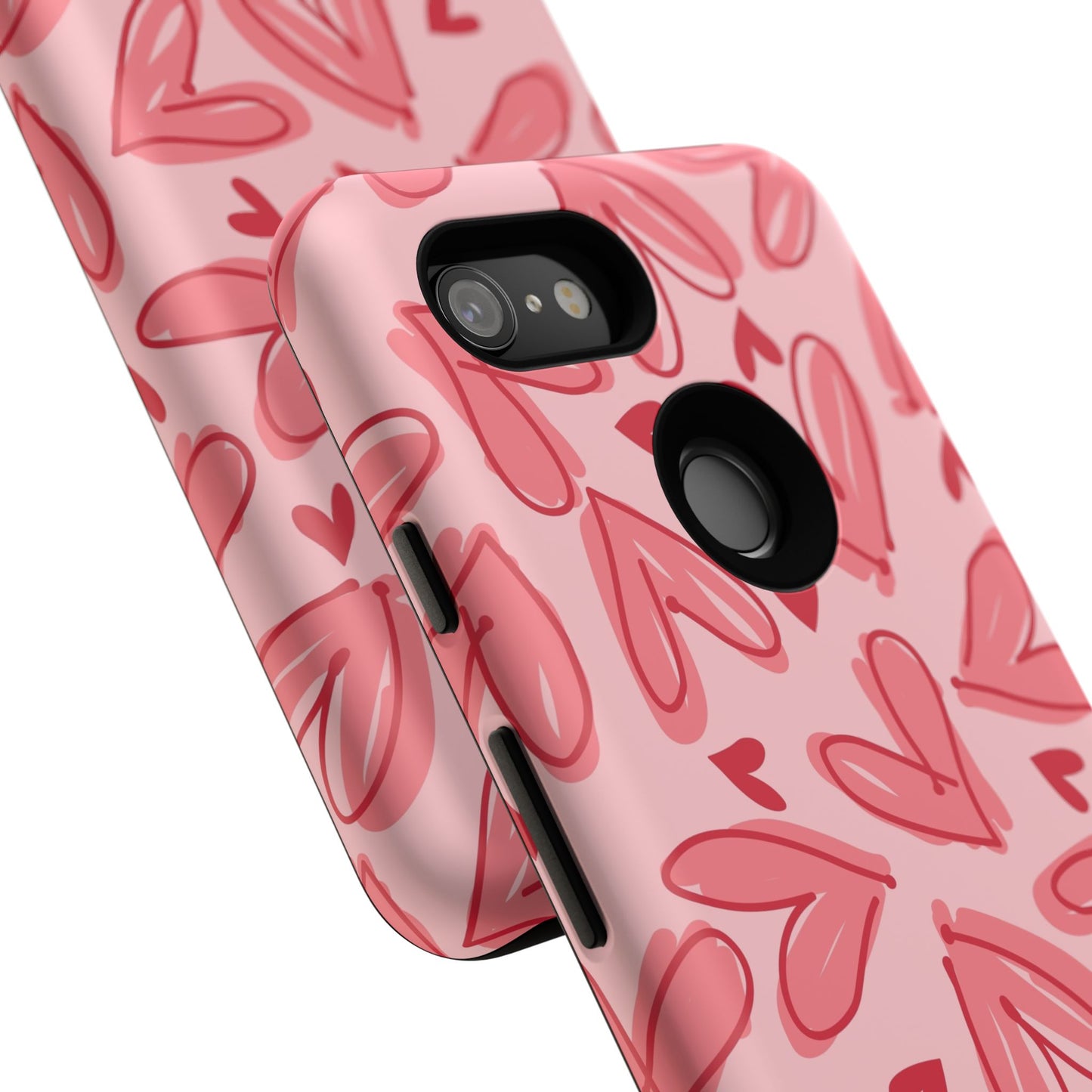 Hearts: Tough Case for iPhone, Samsung Galaxy and Google Pixel devices