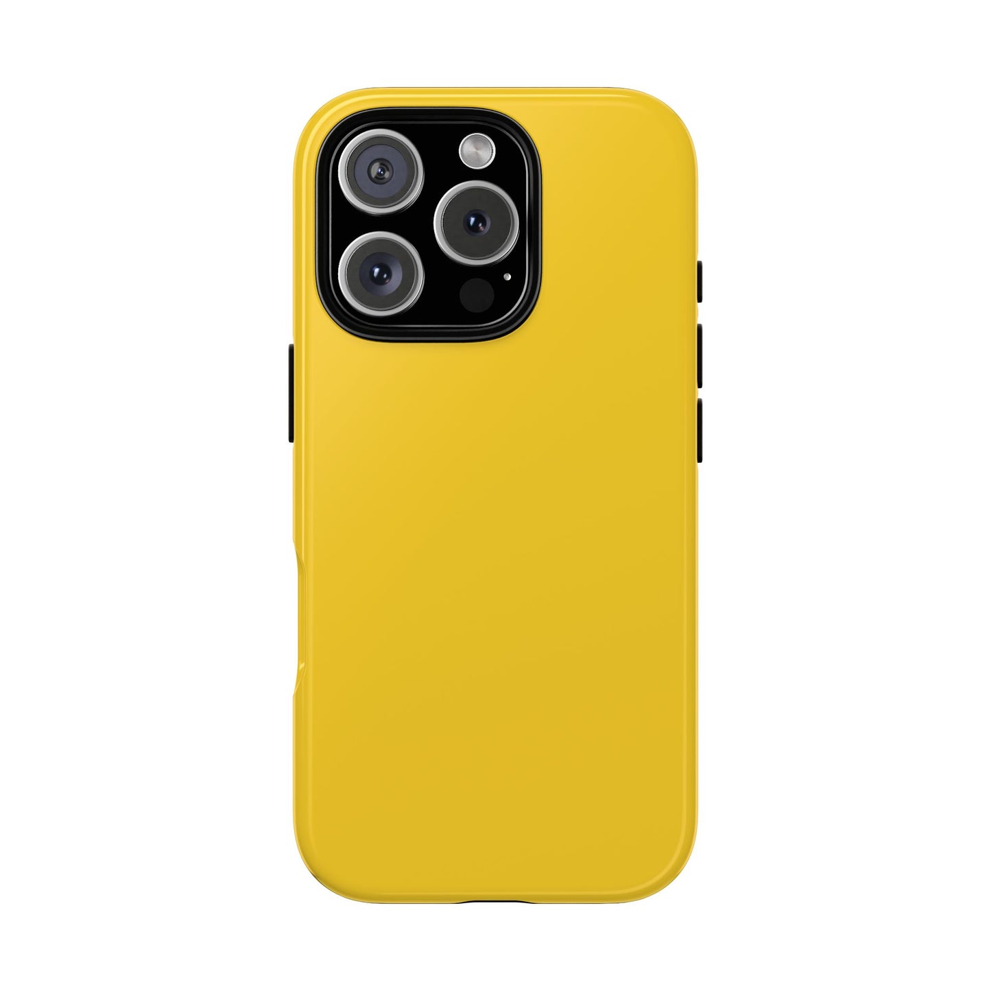 Luscious Yellow: Plain Sunburst-Inspired Color for iPhone, Samsung Galaxy and Google Pixel devices