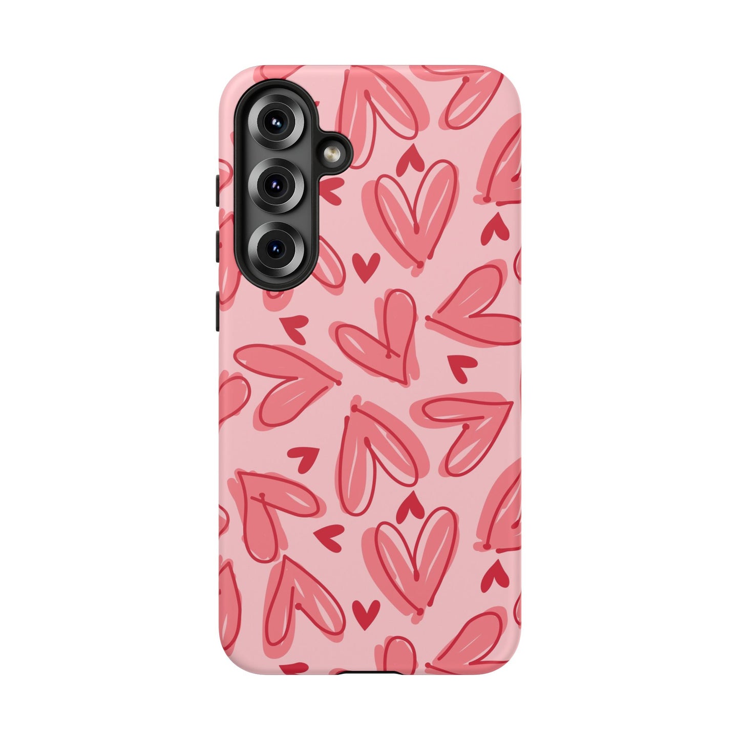 Hearts: Tough Case for iPhone, Samsung Galaxy and Google Pixel devices