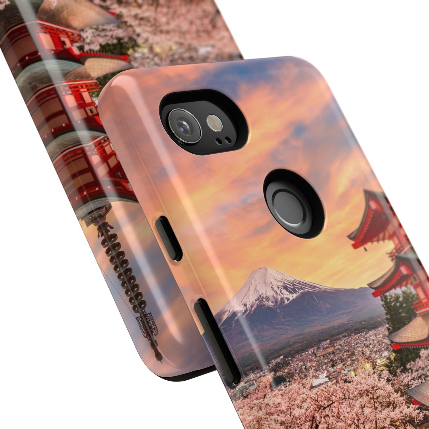 Cherry Blossoms Mt. Fuji phone case for iPhone, Galaxy and Pixel devices