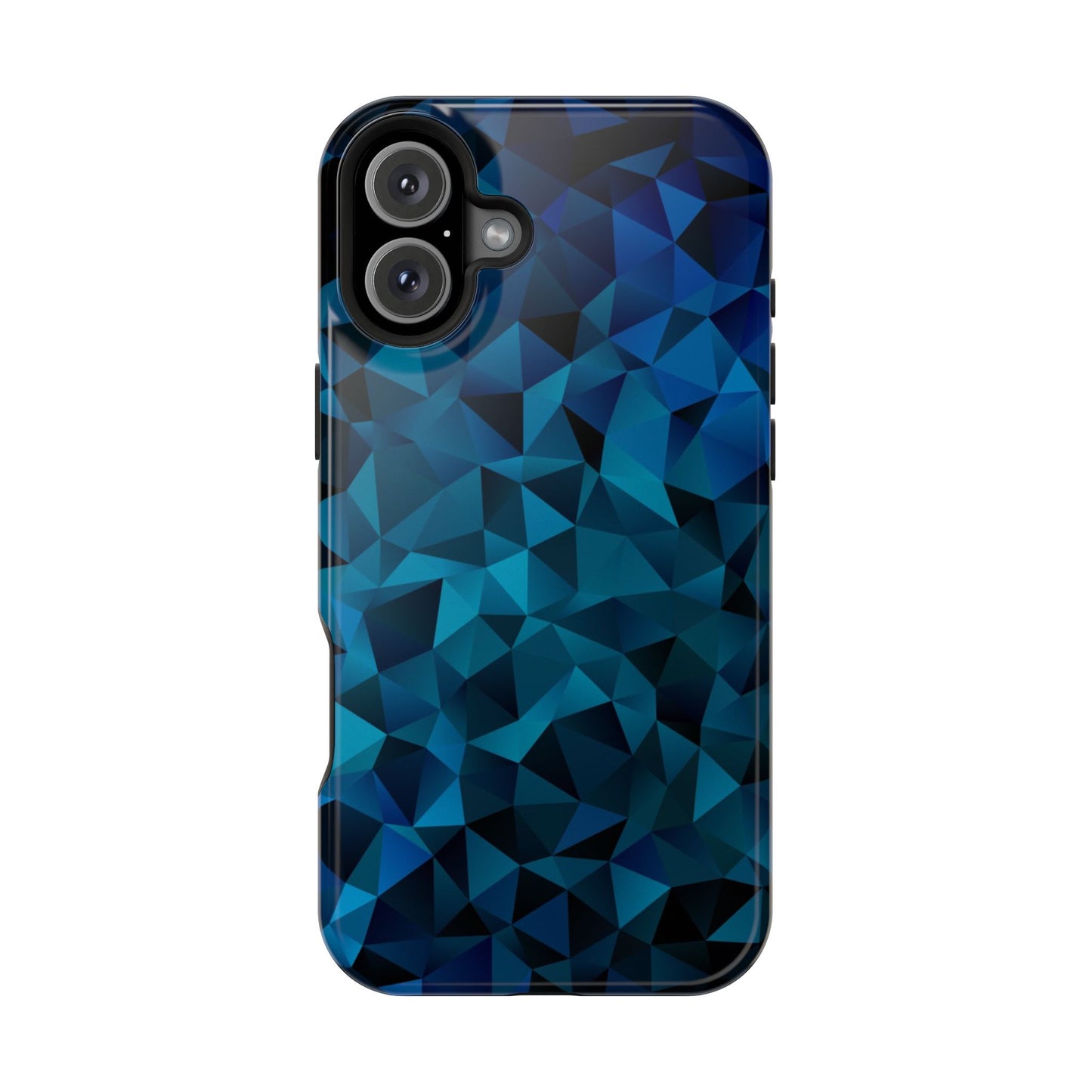 Blue Diamonds (MagSafe version): Elegant phone case for iPhone