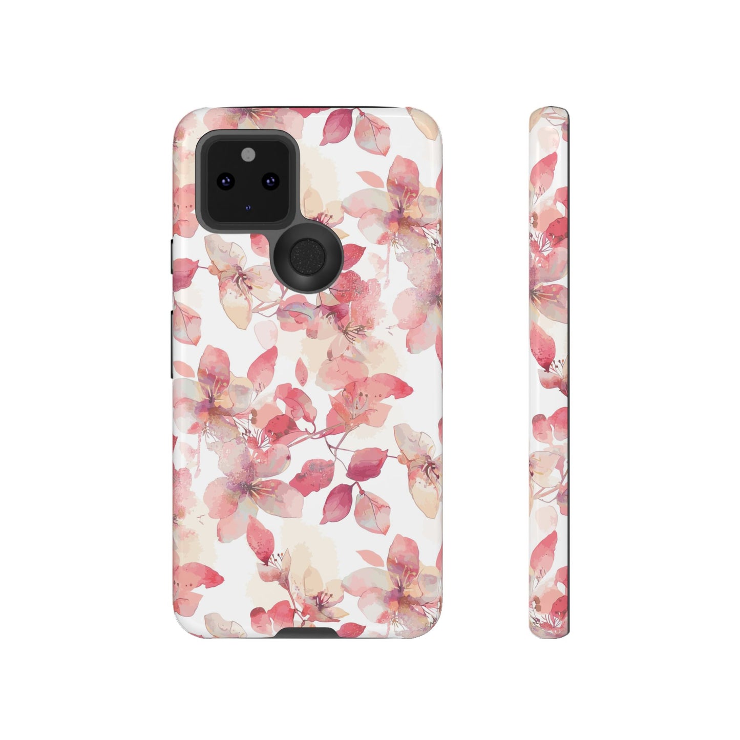 Watercolor Flowers: Tough Case for iPhone, Samsung Galaxy and Google Pixel devices