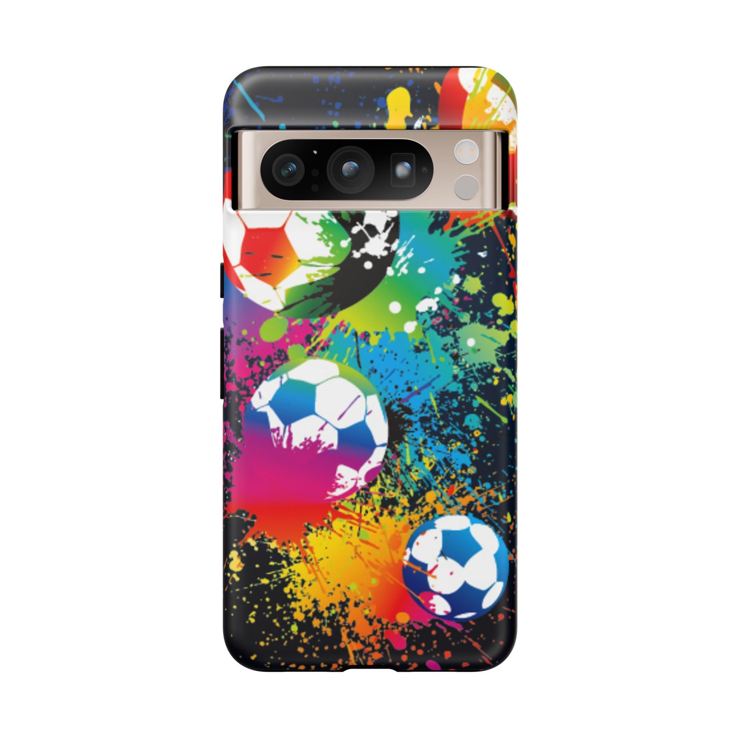 Footballer's Phone Case: Vibrant Case for iPhone, Samsung Galaxy and Google Pixel devices