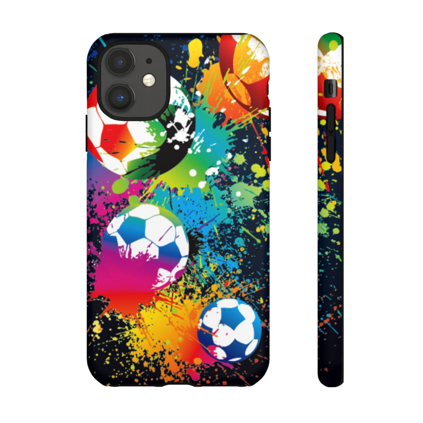 Footballer's Phone Case: Vibrant Case for iPhone, Samsung Galaxy and Google Pixel devices