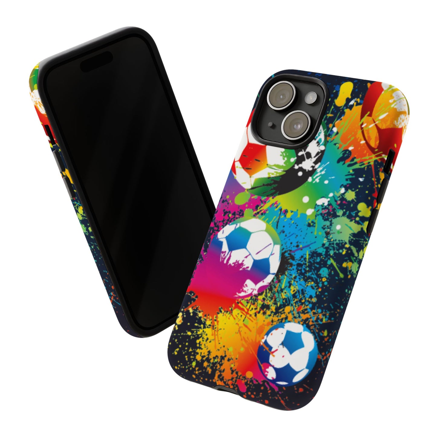 Footballer's Phone Case: Vibrant Case for iPhone, Samsung Galaxy and Google Pixel devices